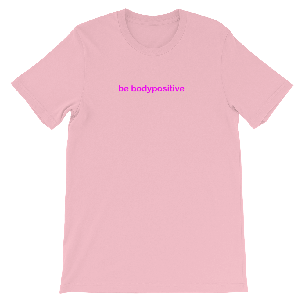 be bodypositive pink graphic shirts