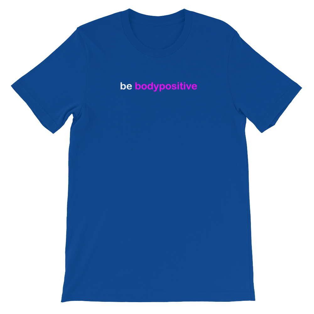 be bodypositive white and pink graphic shirts