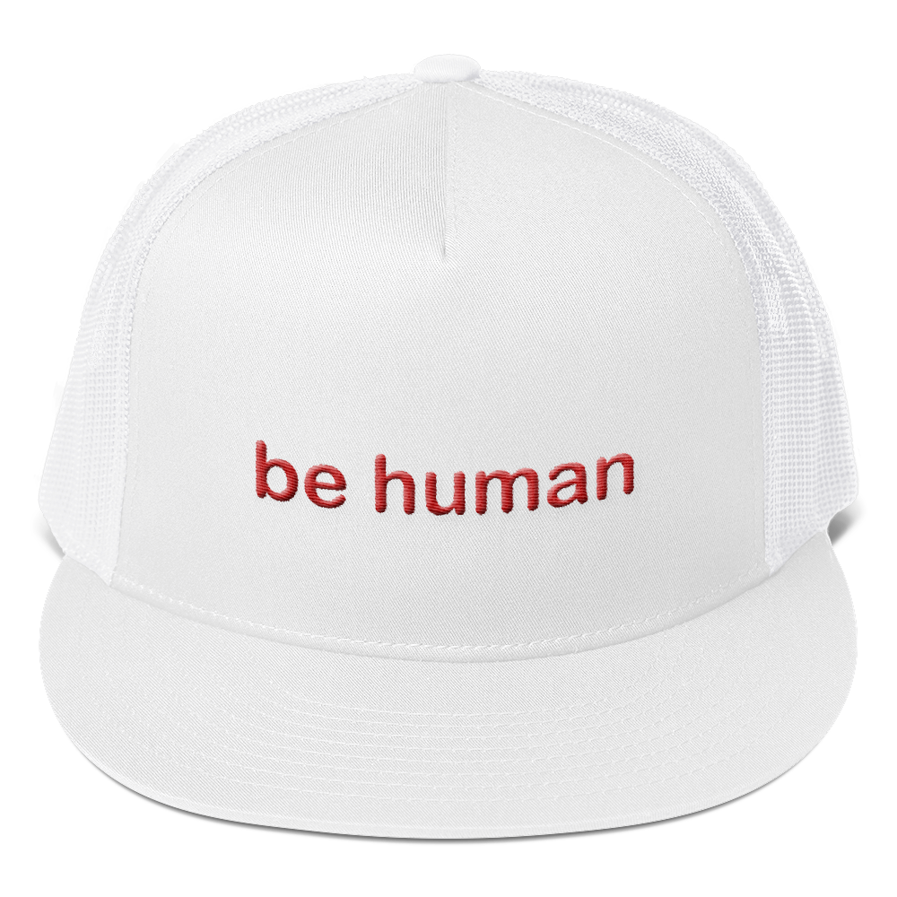 behumanwhiteprintonly_mockup_Front_White.png
