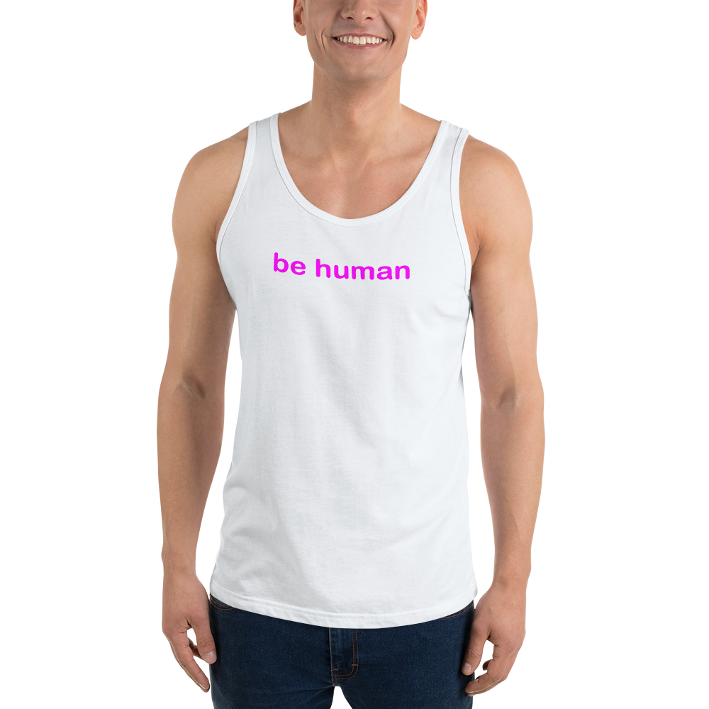 be human tanks pink lettering 