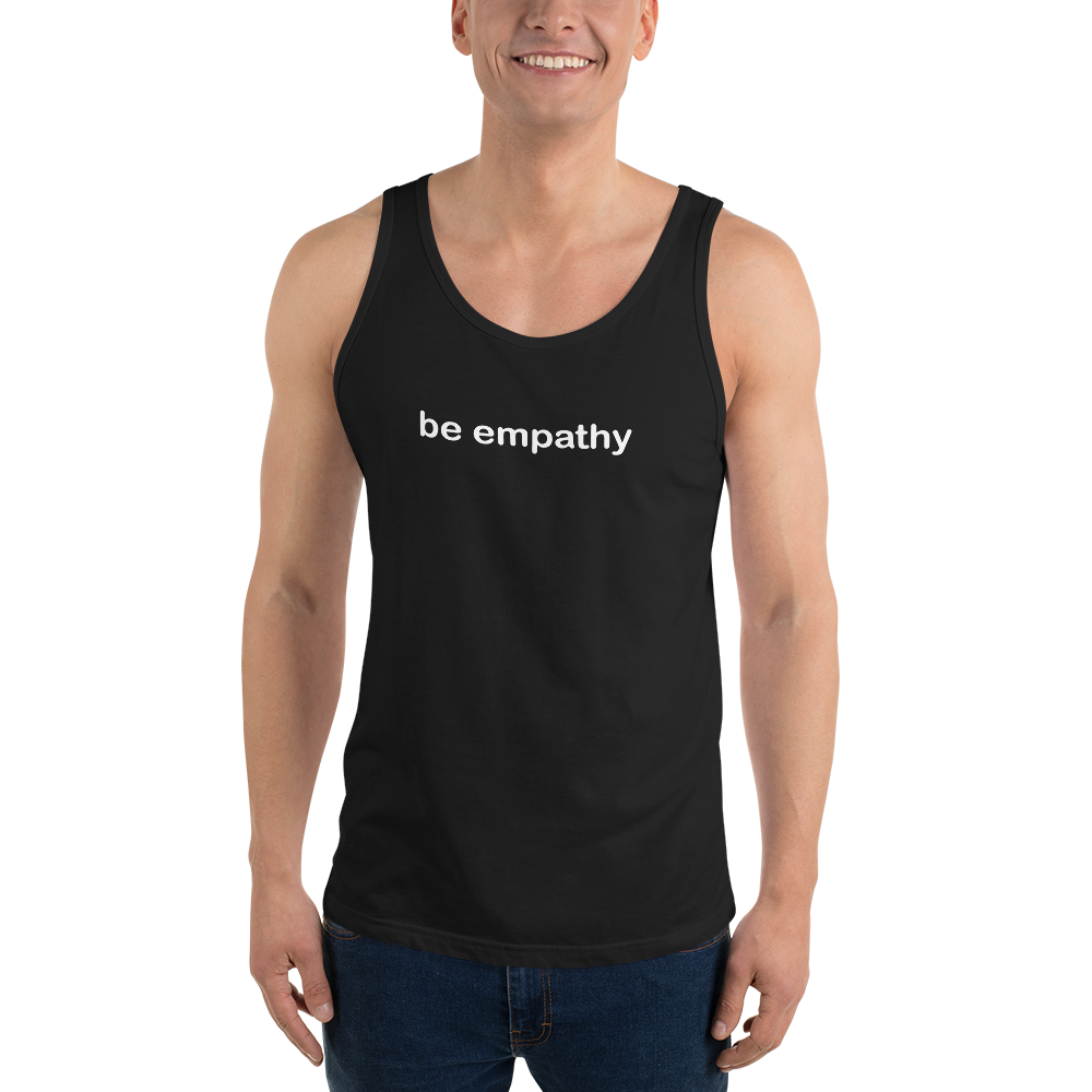 be empathy white graphic tanks