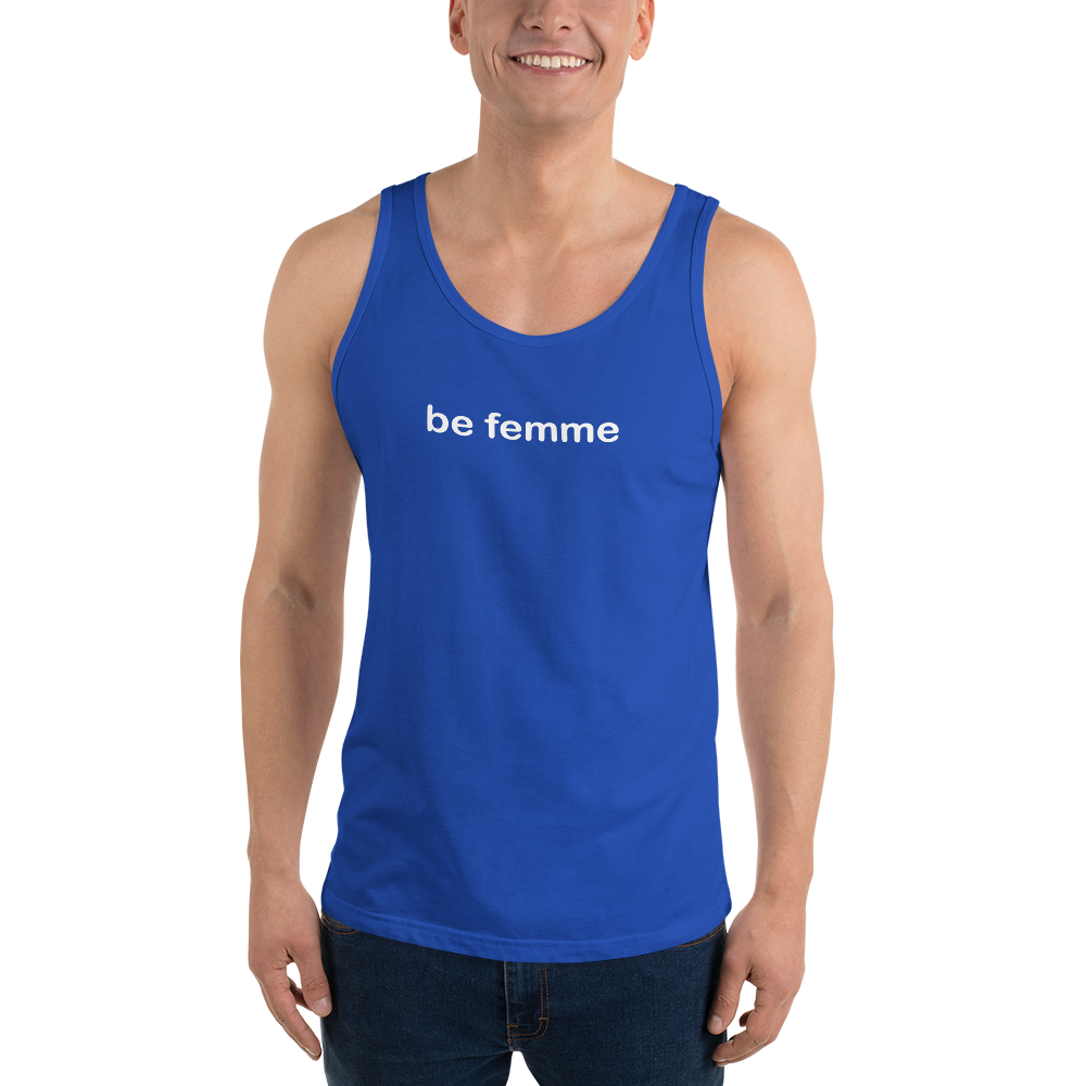 be femme hot white graphic tanks