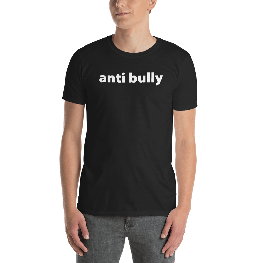 anti bully tee (promo) white graphic