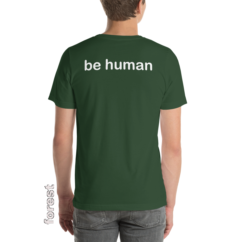 behumanwhiteprintonly_mockup_Back_Mens_Forest.png