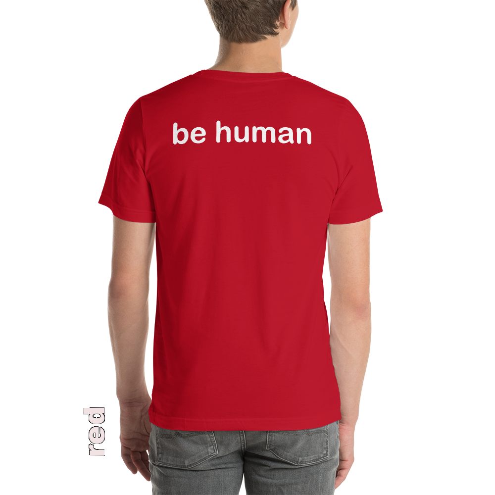 behumanwhiteprintonly_mockup_Back_Mens_Red.png