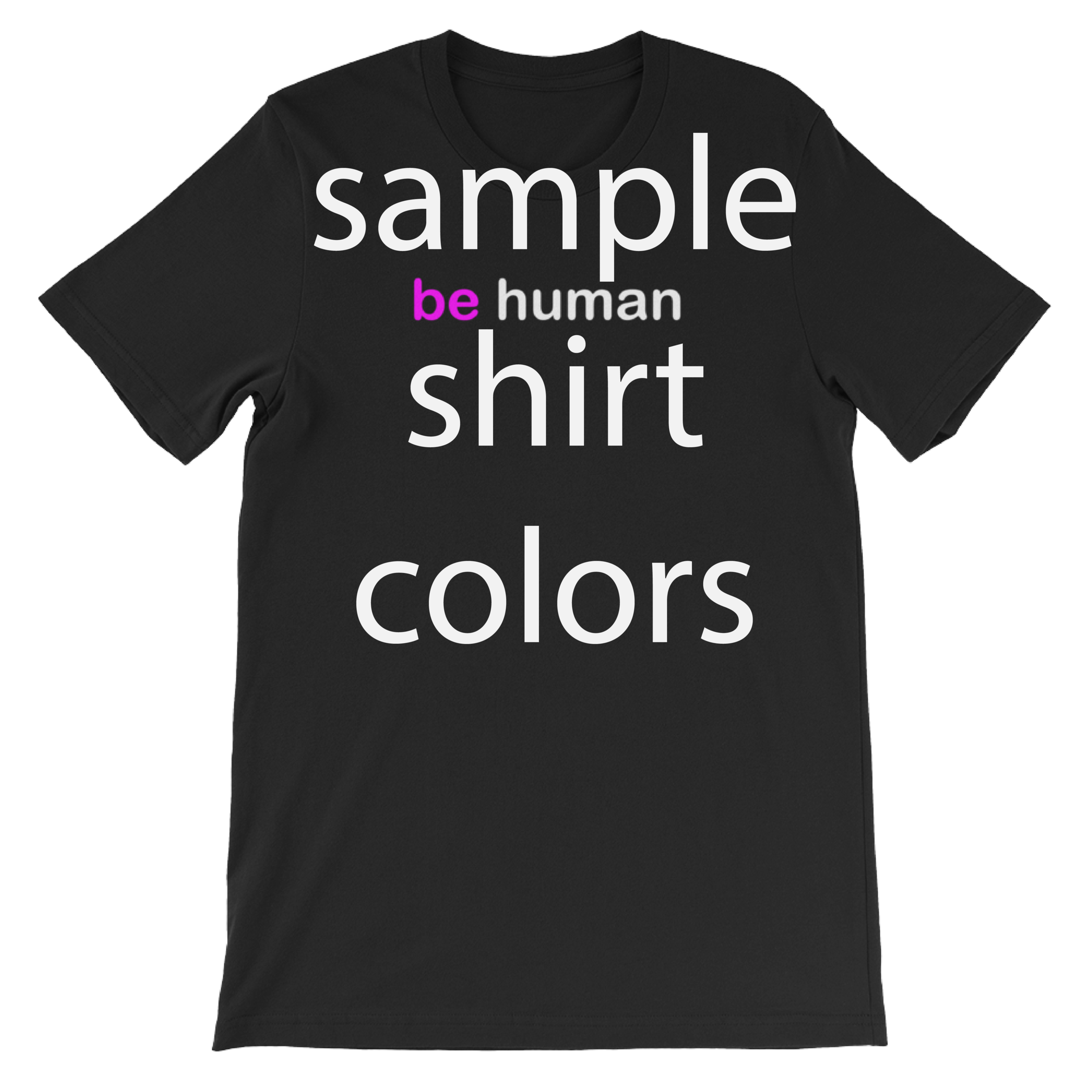 SAMPLE SHIRT COLORS 