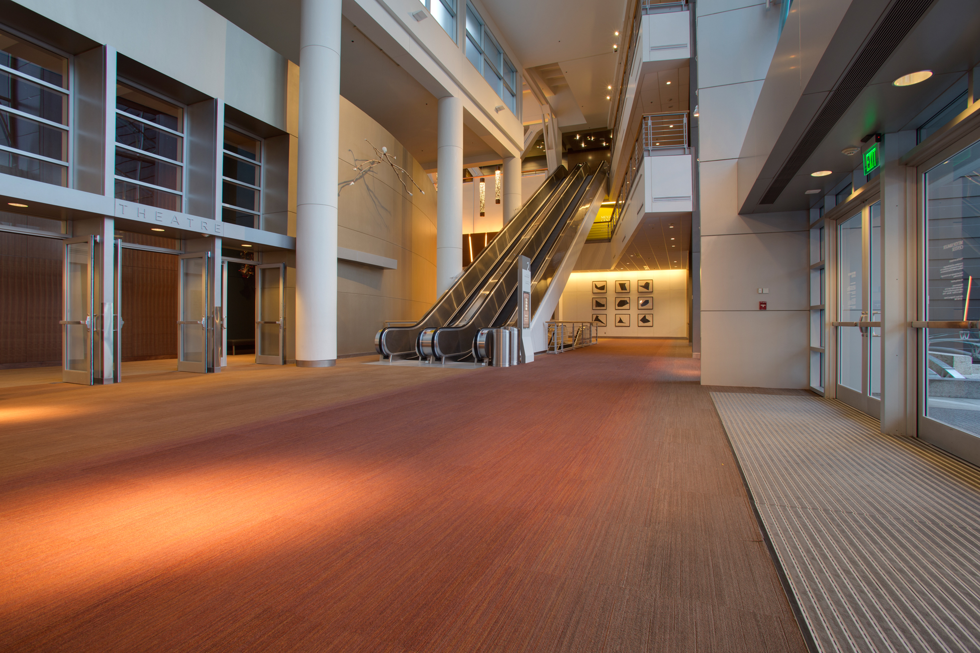 Meydenbauer Center - Level 2 Lobby Escalators .jpg