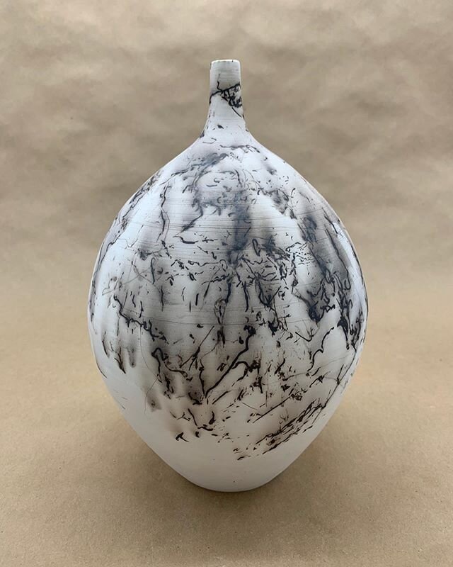There are only 4 pieces left as part of my Choplet benefit sale!!! This horsehair raku bottle is still up for grabs!

100% of profits goes to support Choplet&rsquo;s staff, teachers and will help fund the daily operations of the studio. Let&rsquo;s m