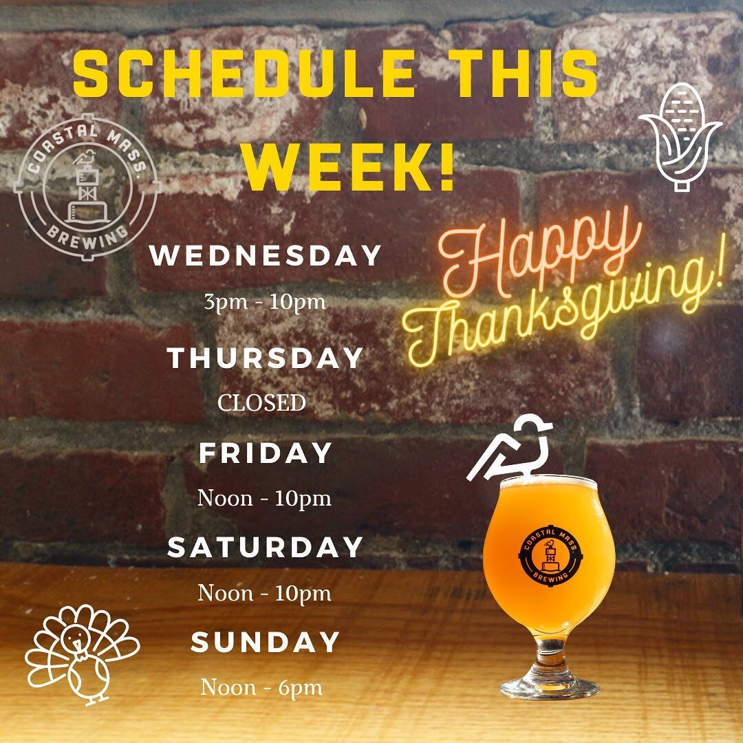 This week we will be closed for Thanksgiving on Thursday November 24th. 🍽️🍗

We will also be opening early on Friday  November 25th at Noon. 🌾🍂

Thank you for your patience and we hope you have a great Thanksgiving! 

Tomorrow we will post the fr