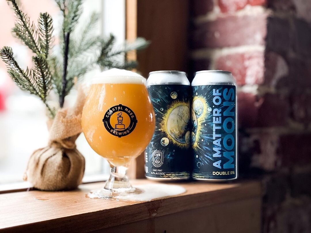 This Tuesday we have two double IPAs freshly canned for you! 🎄🙌🏽

A Matter of Moons &ndash; At 8.2% ABV, this New England Double IPA is brewed with Galaxy, Citra, and Amarillo hops. This juicy DIPA has notes of peach, pineapple, orange, grapefru