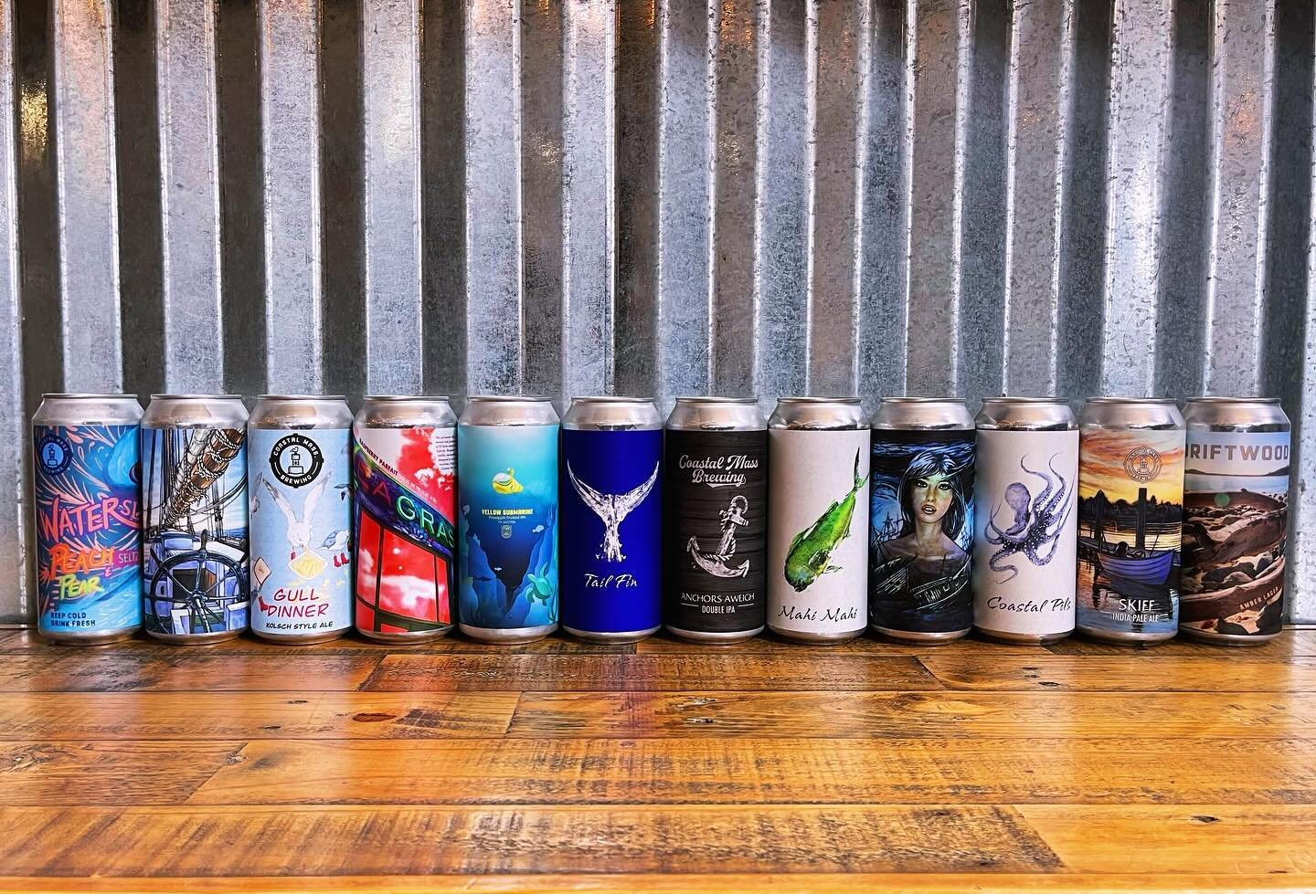 Looking forward to a great week here at the taproom and we&rsquo;ve been busy filling up our fridge so that we&rsquo;re ready for all of you thirsty folks. Open 3-10 today for your Wednesday liquid pick-me-up with 12 options in cans to-go. 🍻