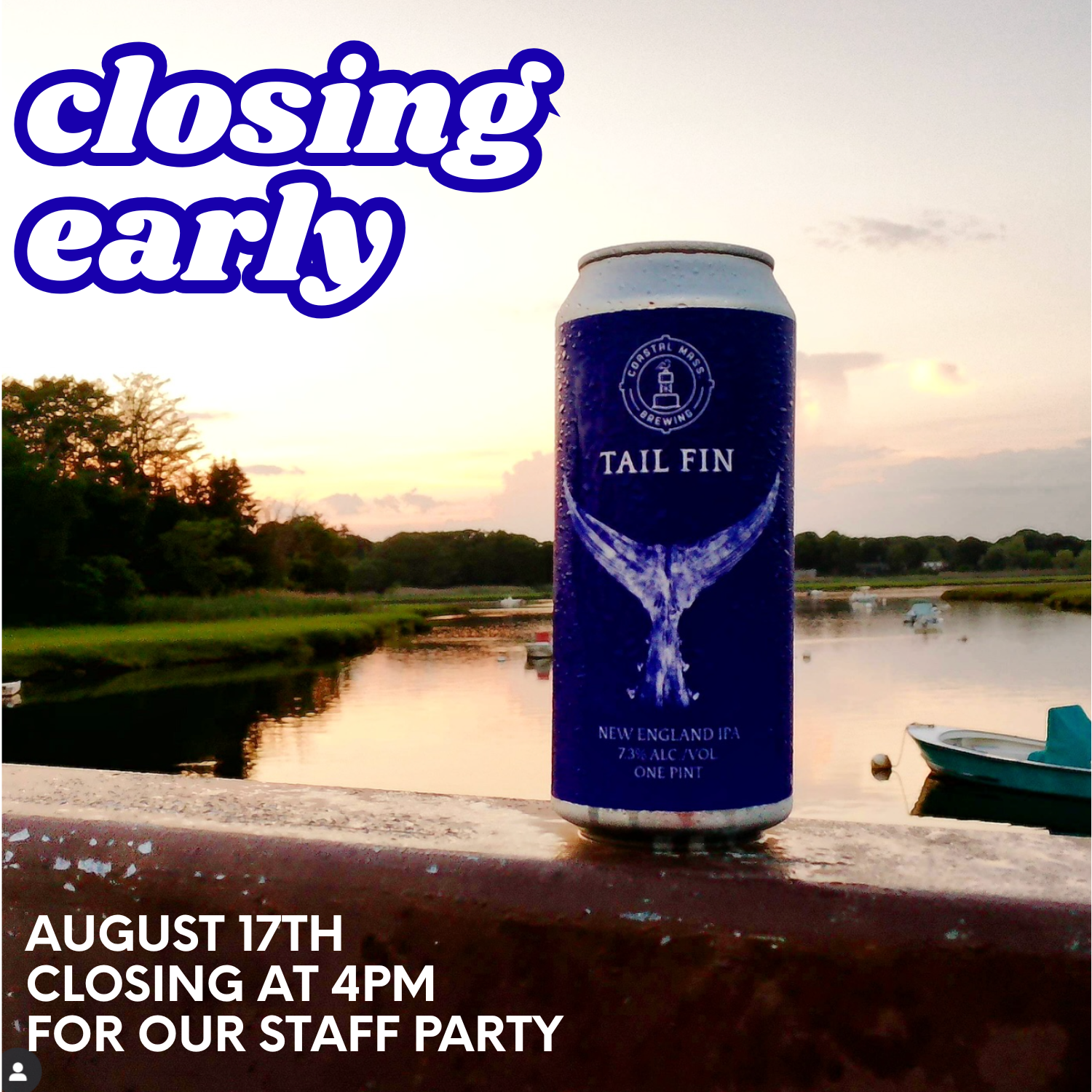 CLOSING EARLY: Staff Party