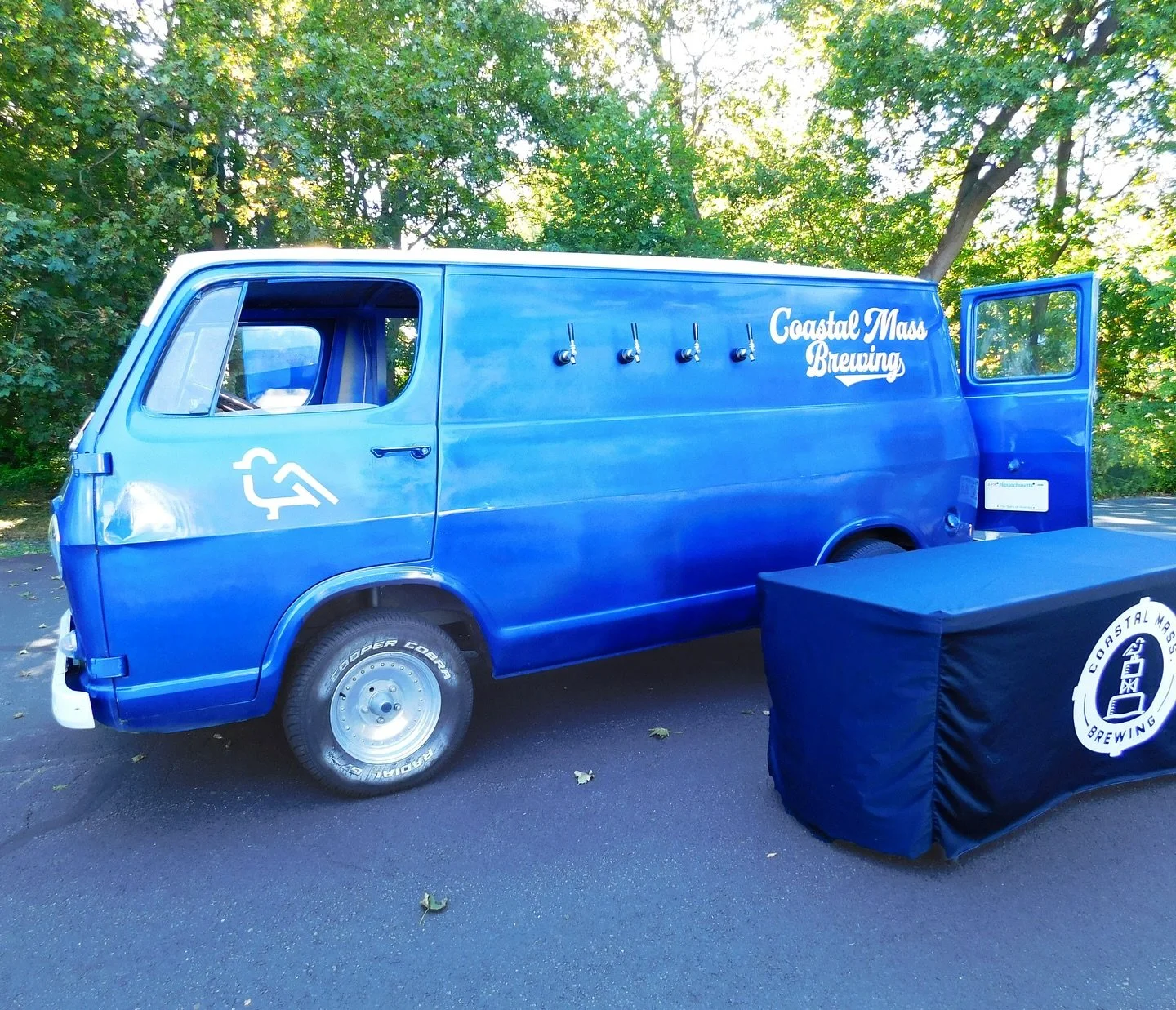 THE CATS OUTTA THE BAG!! We officially have a Tap Van! This 1965 big blue beauty pours FRESH draft pours for your next event! Check out the link in our bio or our website to book.

You&rsquo;ll see our new edition at @endicott homecoming next weekend