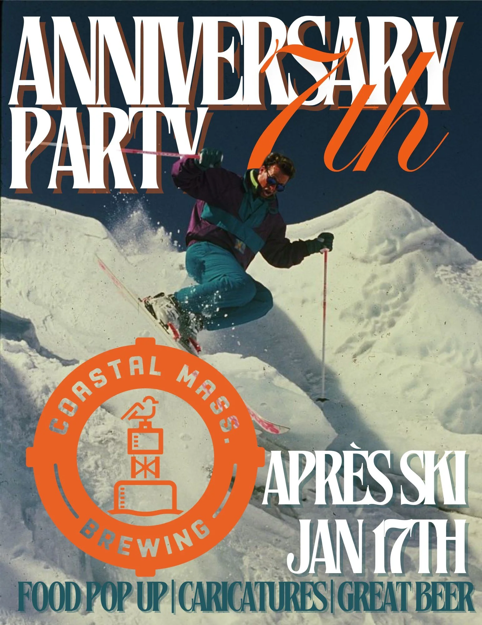 THIS SATURDAY! 
Our community has kept us going and we're throwing a party to celebrate! Come in on Saturday all day for some amazing festivities! We'll have food, caricatures, and the fan favorite: SHOT SKI! Dress in your best Apr&egrave;s Ski attir