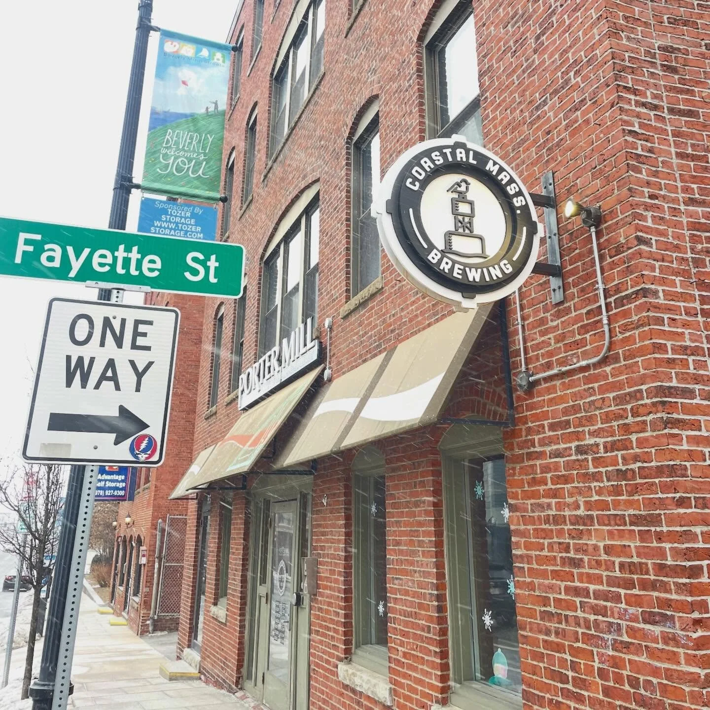 We will be open today at noon for run club and anyone that still needs cans to-go before getting snowed in! If/when it starts to get bad, we will likely close early, and will update this post at that time. Go Pats!