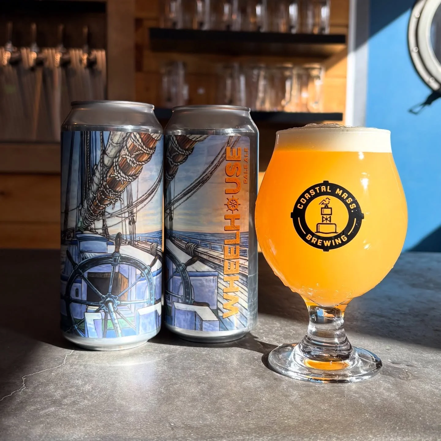 🚨 BEER RELEASE 🚨
Wheelhouse Pale Ale
New England Pale Ale brewed with Citra, Mosaic and El Dorado hops. Notes of peach, orange and pineapple.

Come in from 3-10pm today and grab a pint! Cheers!
#beerrelease #beverly #brewery #craftbeer #drinklocal