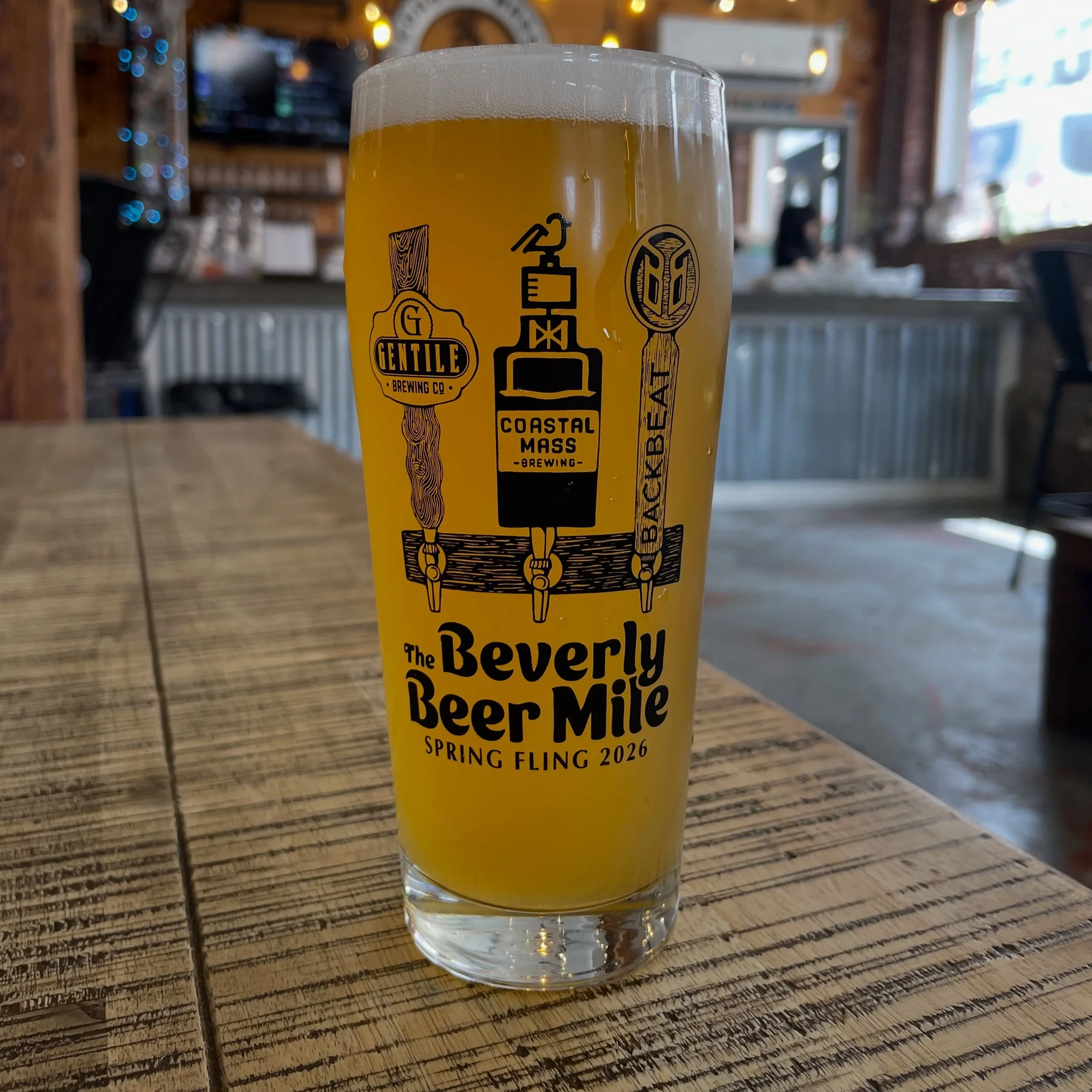 ITS BEER MILE DAY! 

In case you had any doubt of the lengths your friendly neighborhood brewers would go to deliver you a Beverly Beer Mile prize our buddy Pete at @backbeatbrewing went on a perilous journey to Pennsylvania to retrieve the precious 