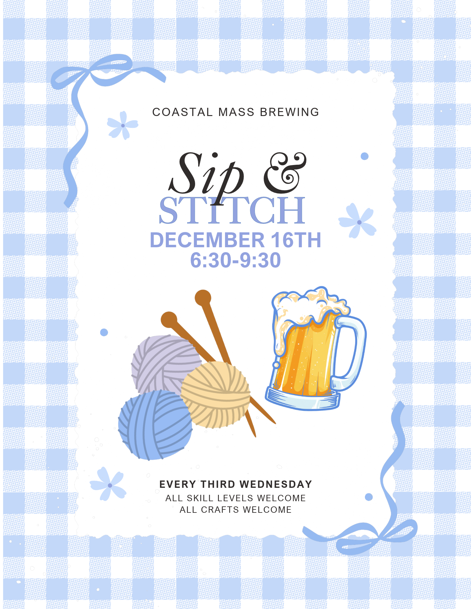 Sip &amp; Stitch