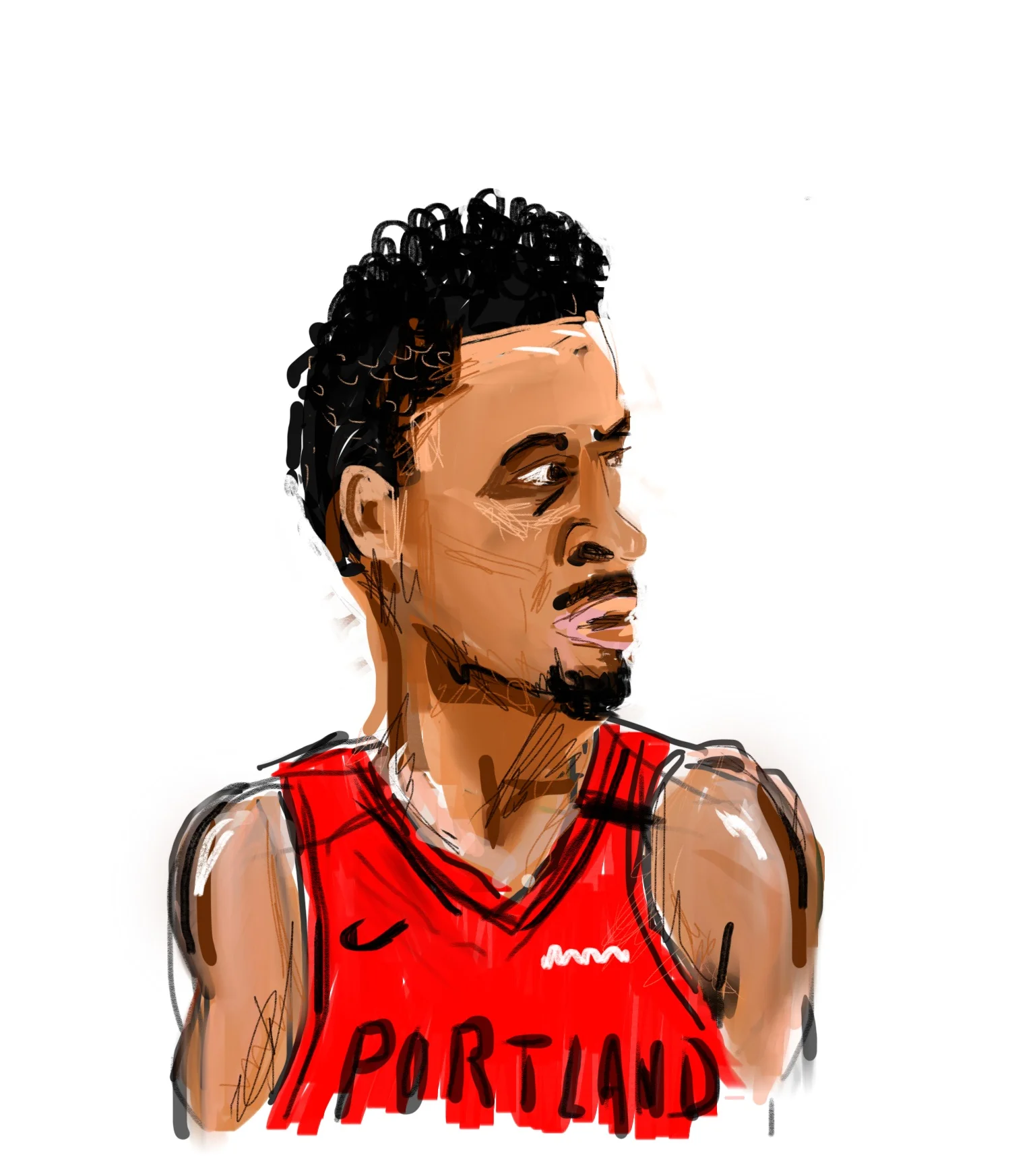 CJ McCollum by Oyl Miller