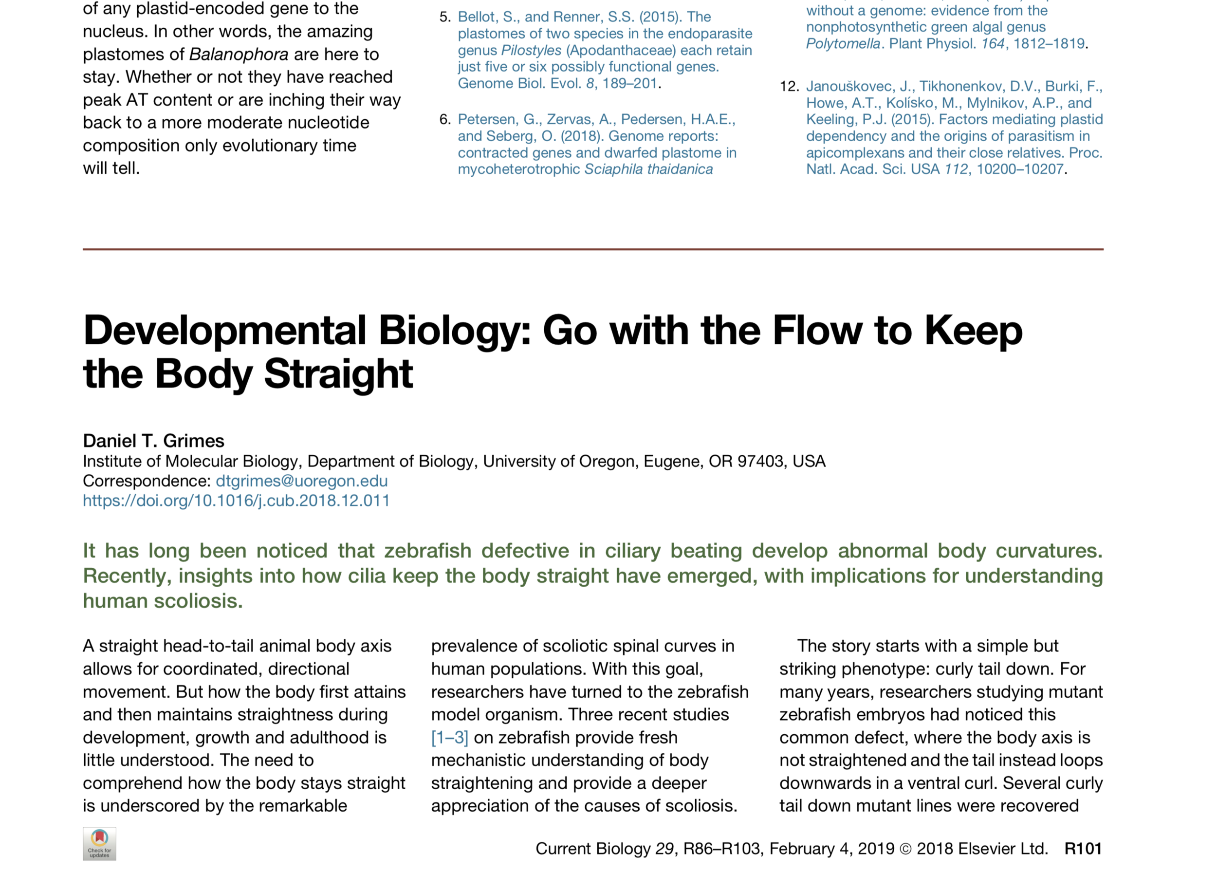 feb 2019: Dispatch published in Current Biology