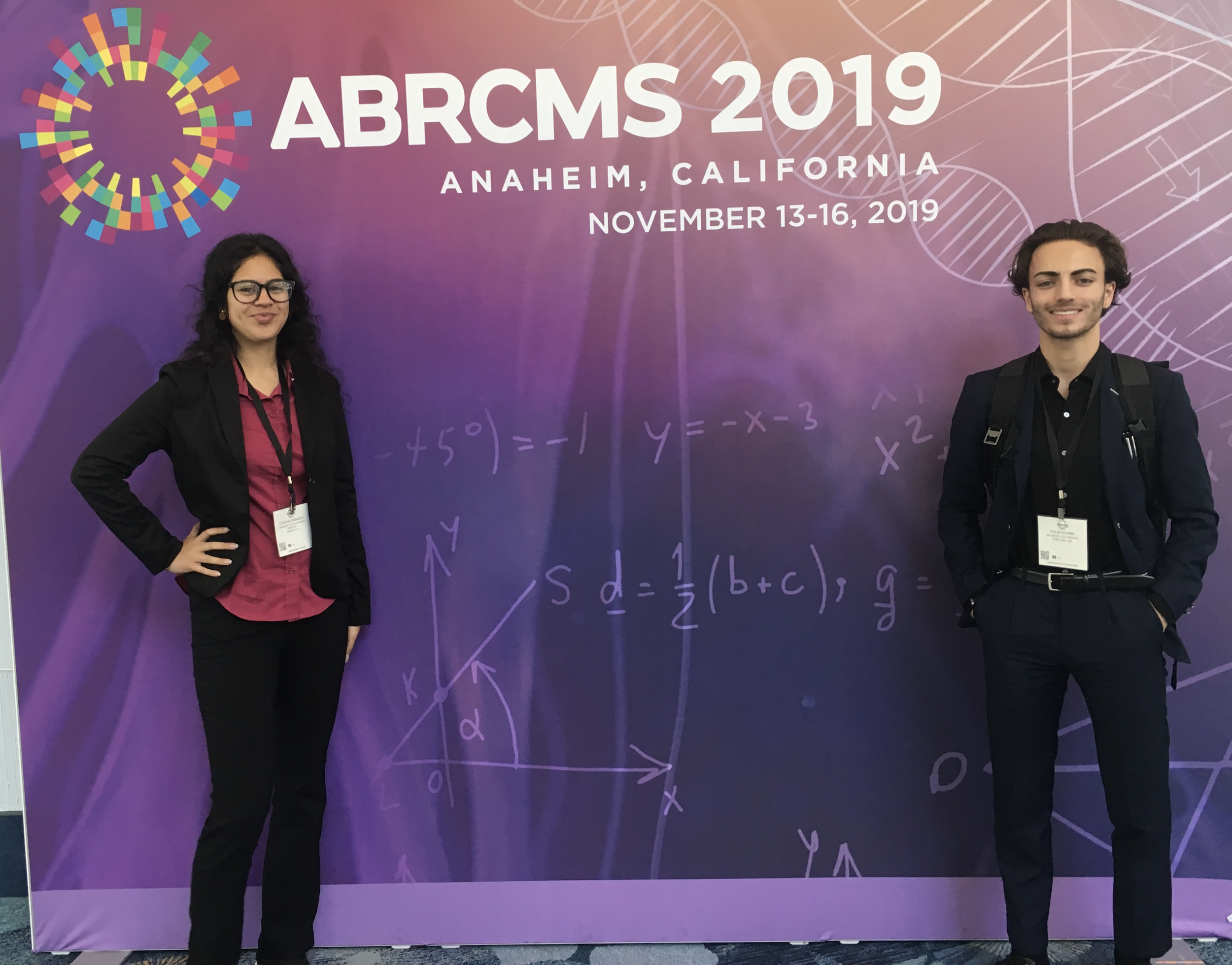 Nov 2019: Cynthia and Colin present at ABRCMS