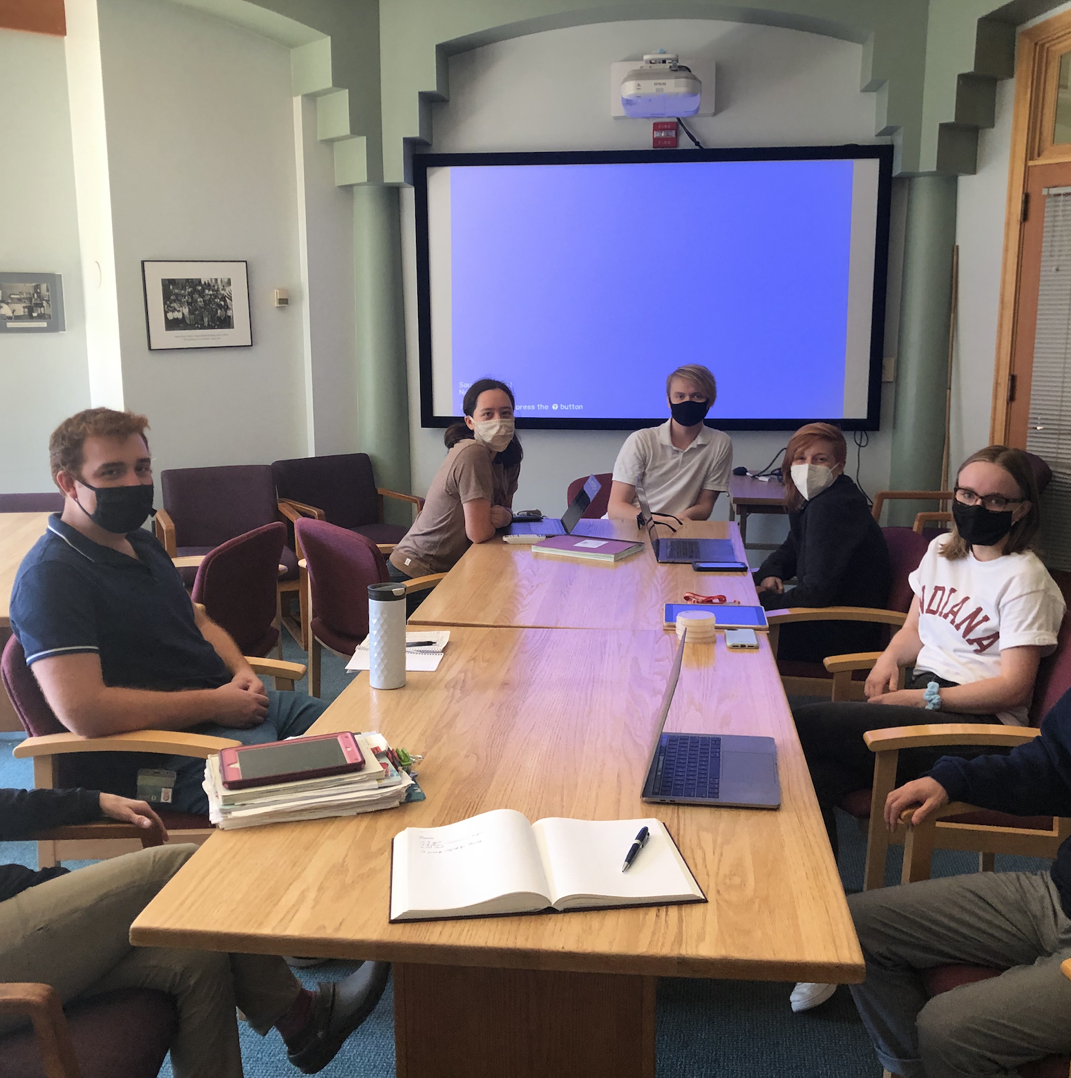 June 2021: First in-person lab meeting for 16 months