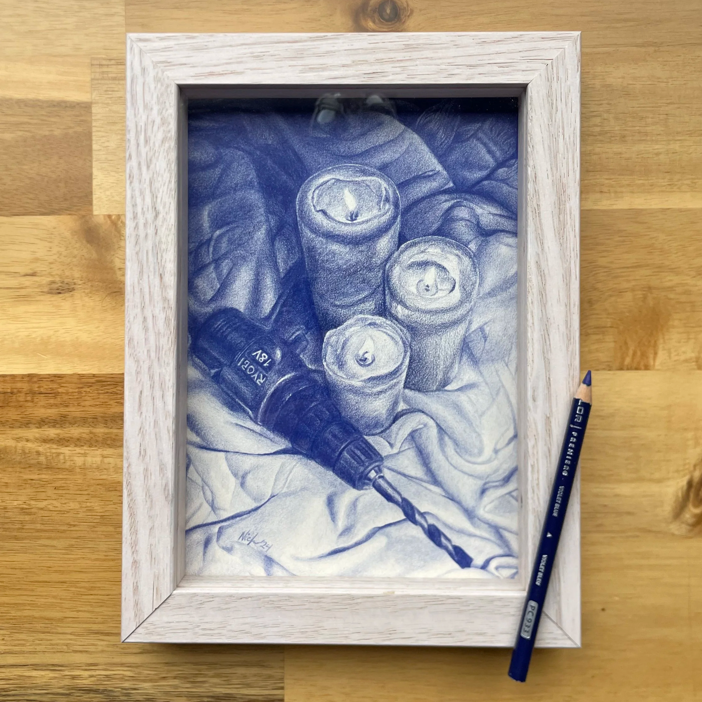 Drill and candles