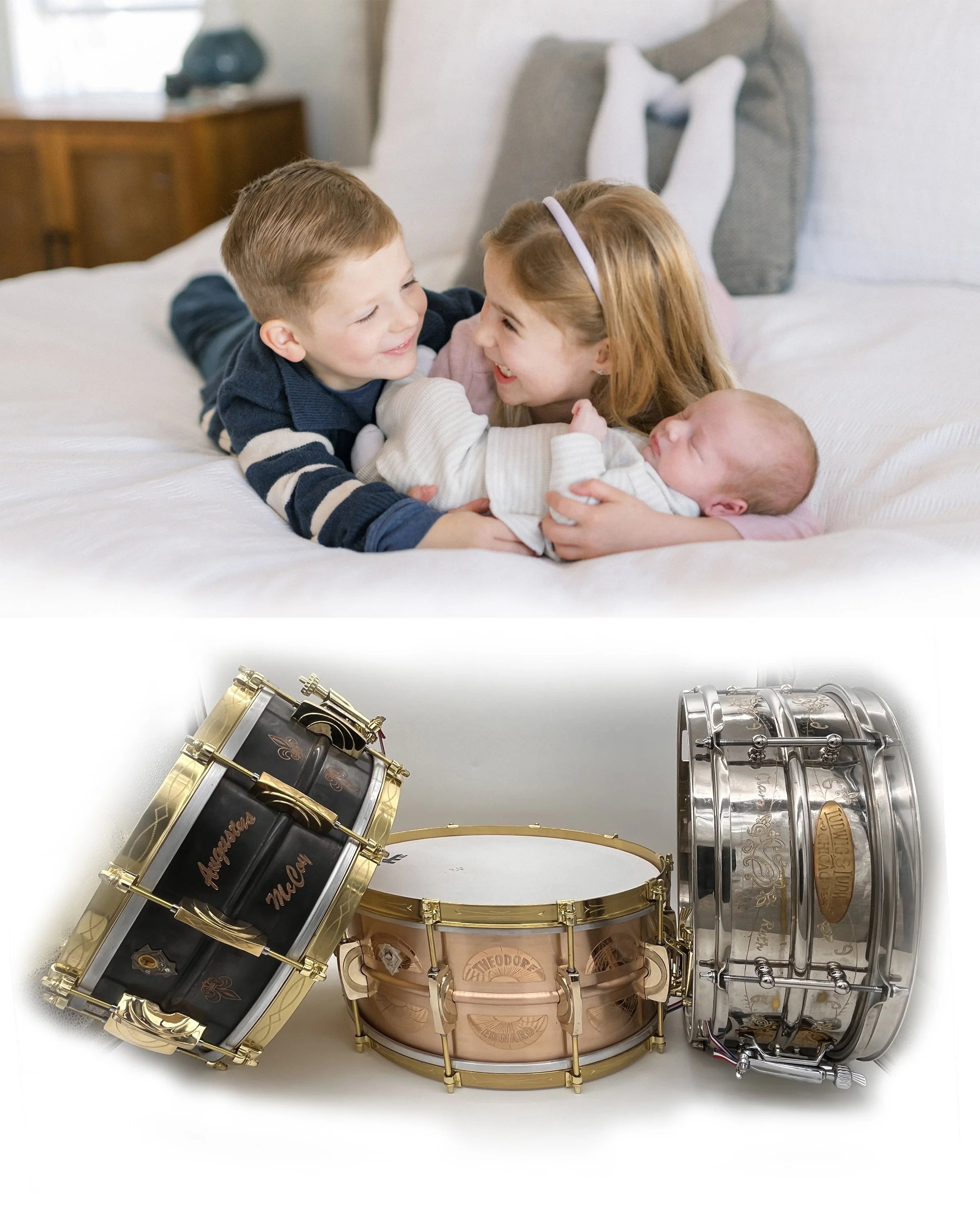 Grandkids and their tokens.