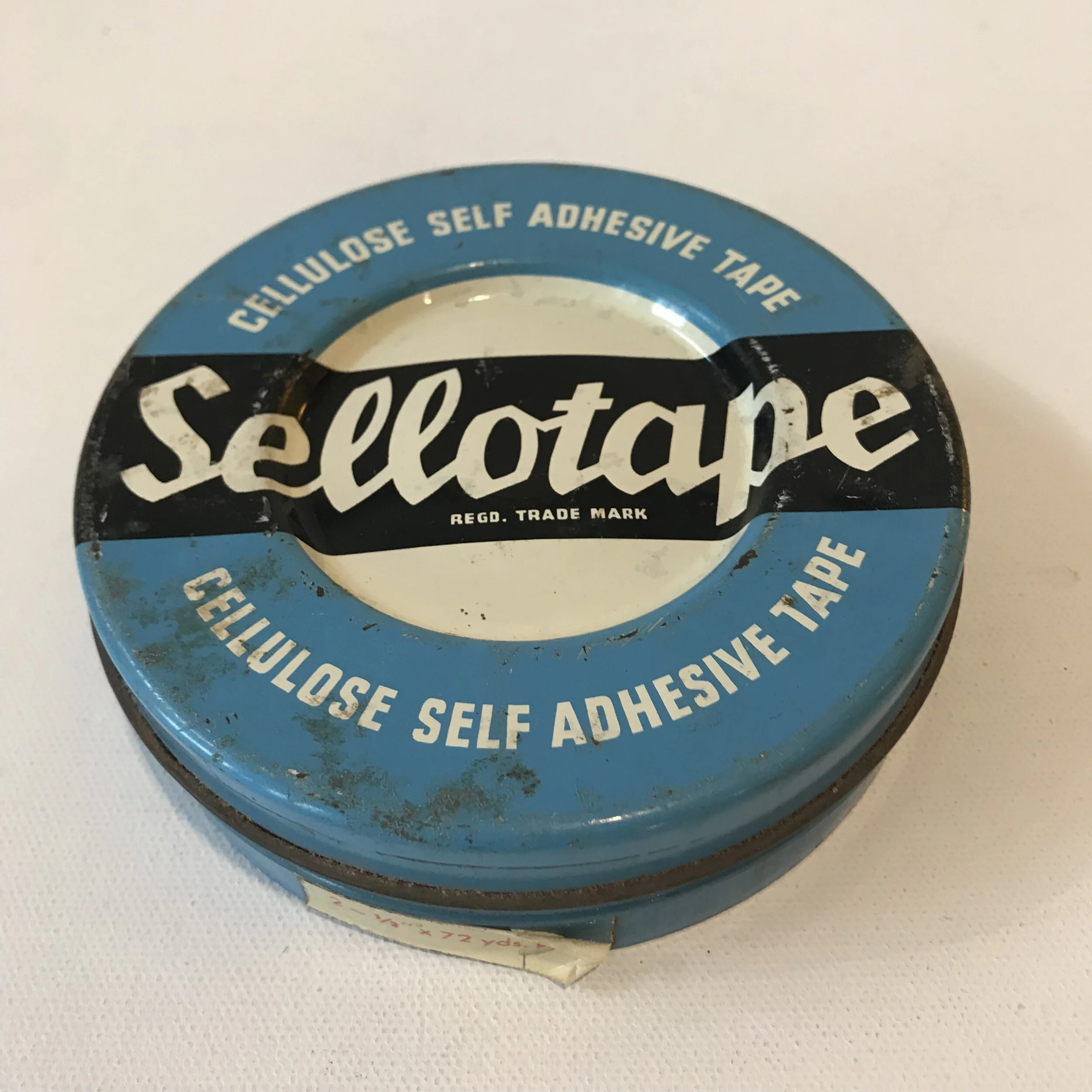 Sellotape ~ Original Round Vintage Tin