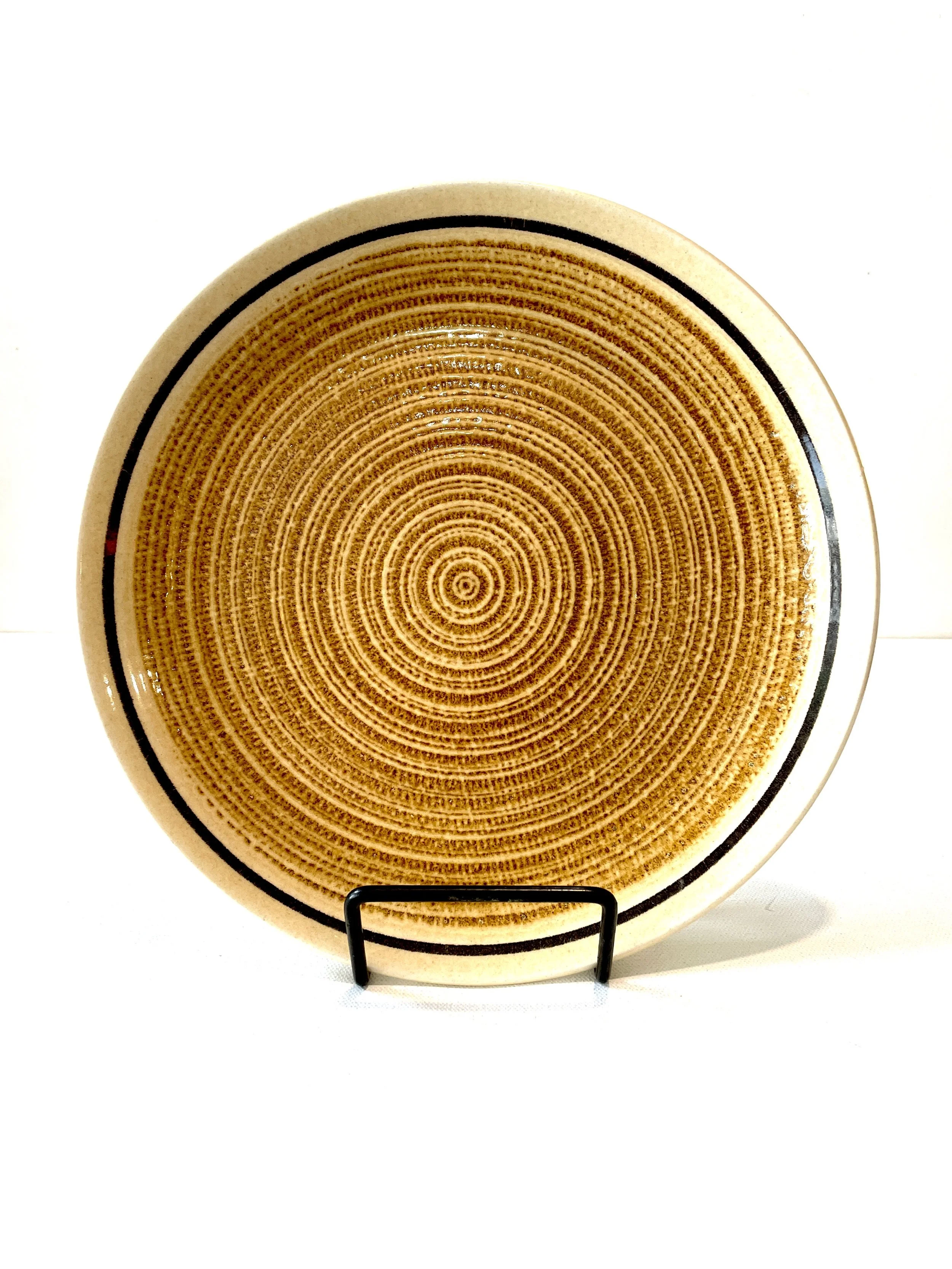 CROWN LYYN ~ Ironstone 'Textured' Dinner Plate