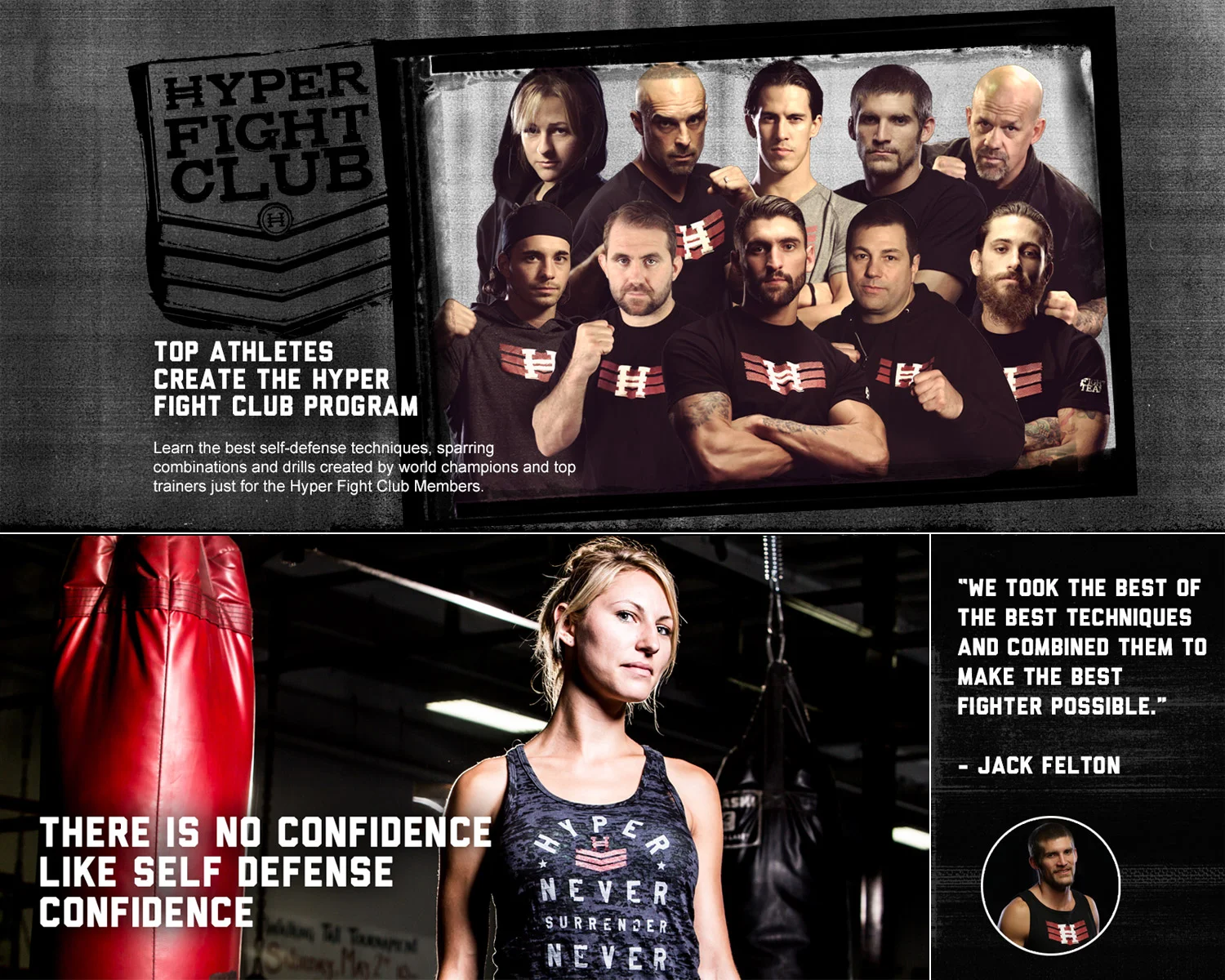 Hyper Fight Club Landing Page Ray Parker Ii