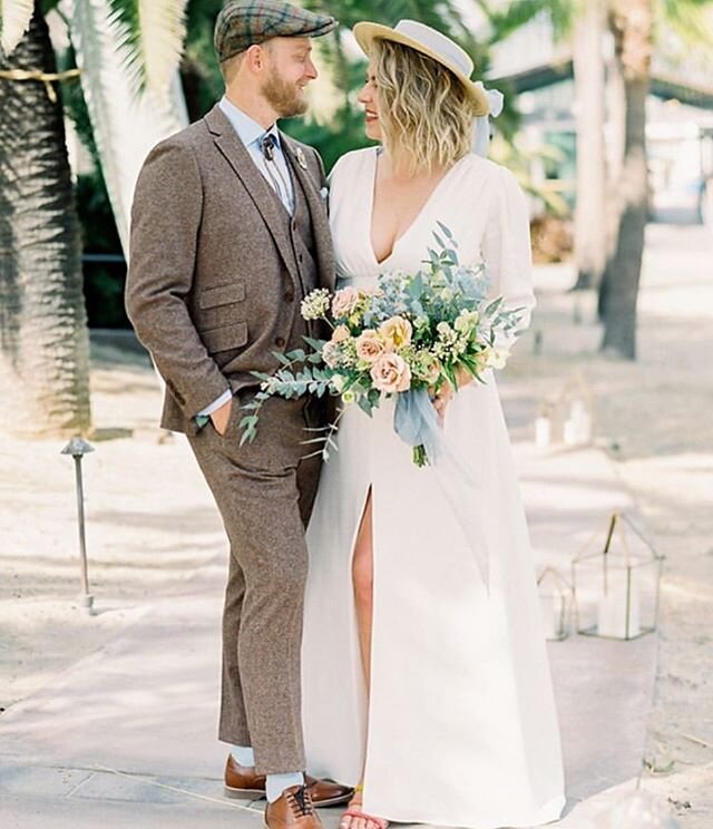 How about these two gorgeous lovebirds for your Friday. Janelle @lavendersflowers is amazing in her Fernanda from @loveandlacebridalsalon! Thank you for being a Lena Bride! Check out her gorgeous wedding @martha_weddings. Soulful photography @spostop