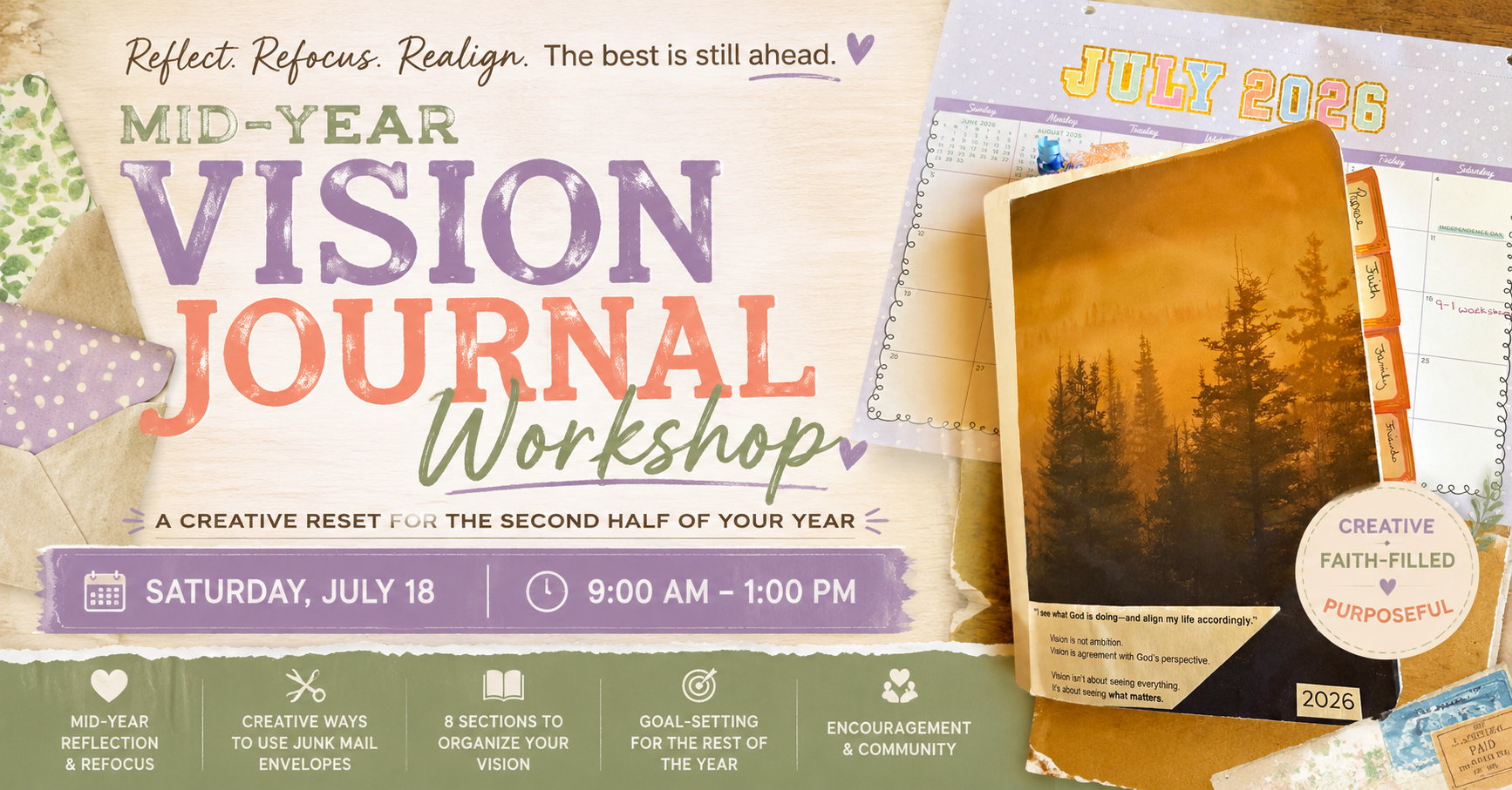 Mid-Year Vision Journal Workshop