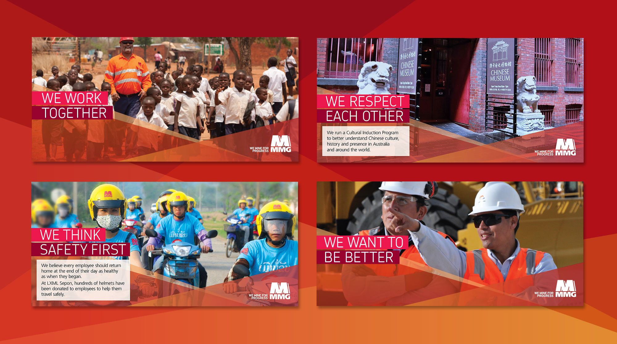 Reflecting our brand strategy in creative execution, we delivered internal communication through a ‘Progress Campaign’ that included values posters, iconography, digital implementation and a brand booklet.