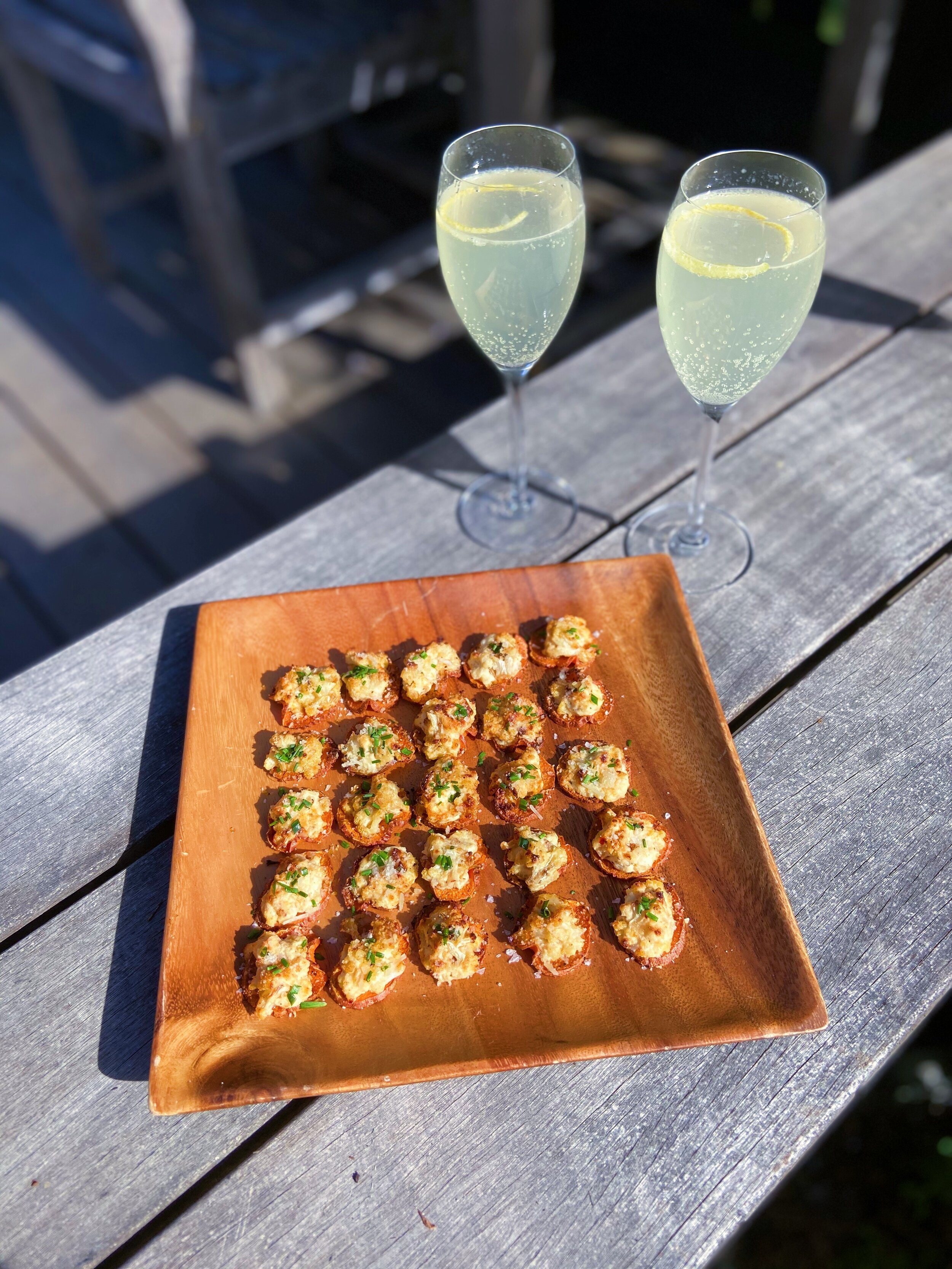 April 23 – French 75 &amp; Cauliflower Canapés
