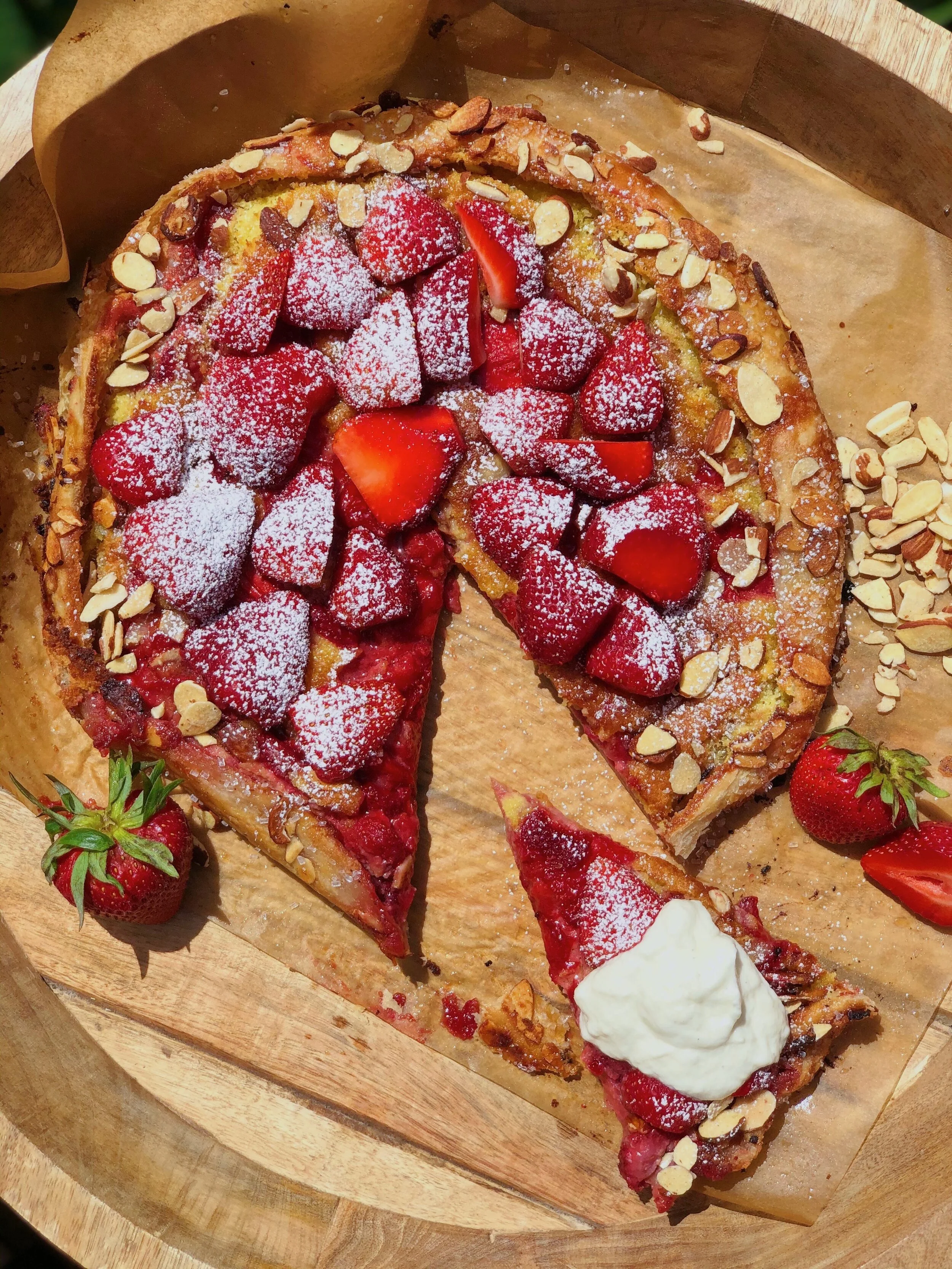 Strawberry Almond Crostata