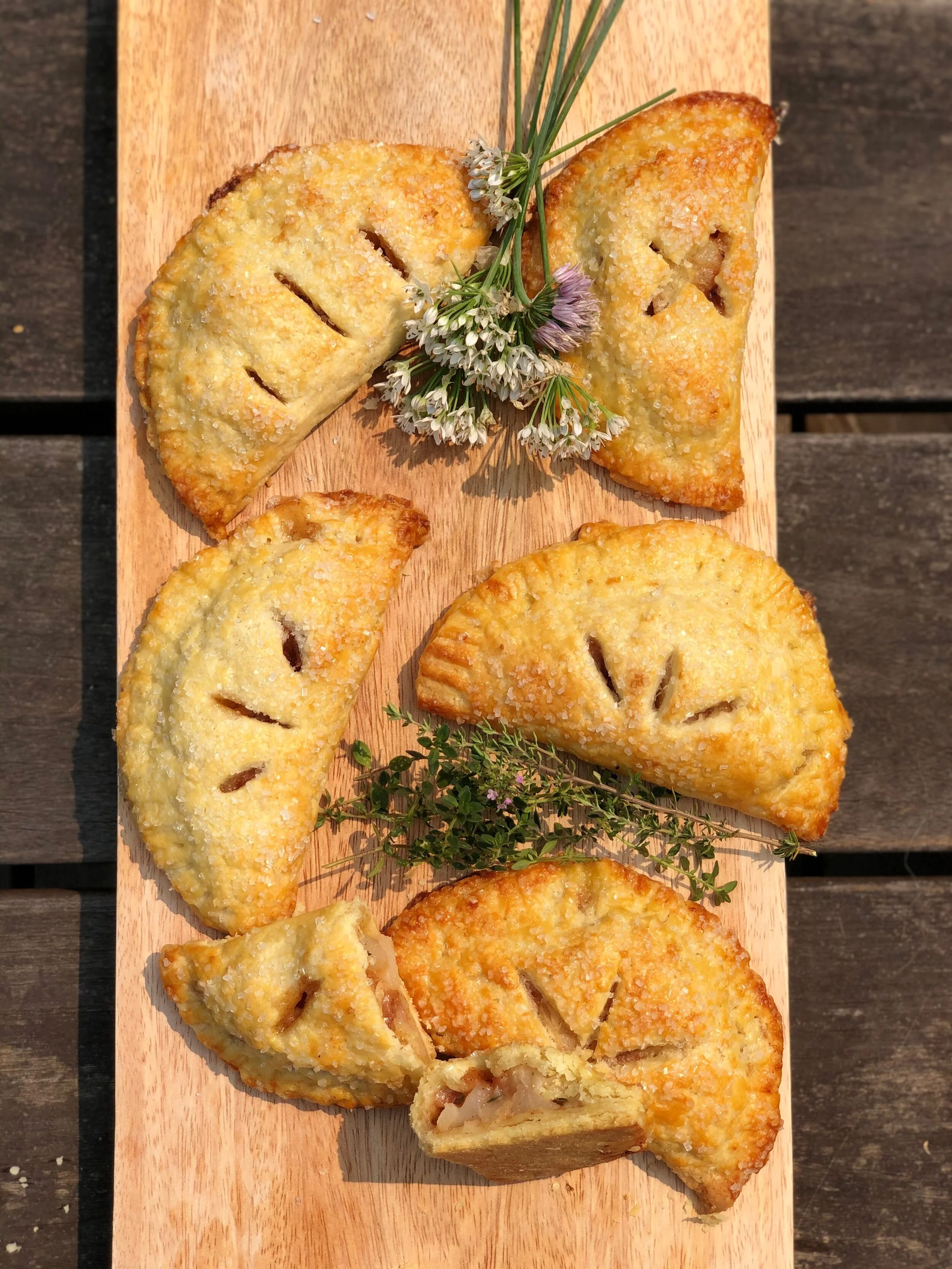 Spiced Pear Thyme Hand Pies