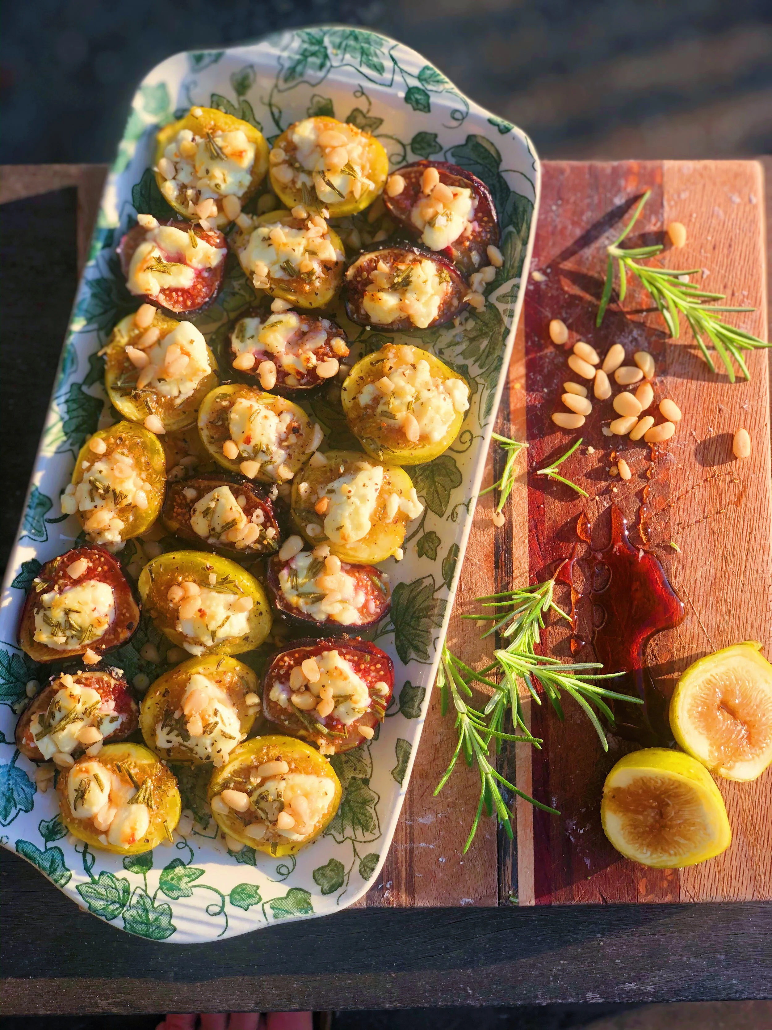 Roasted Figs with Feta and Rosemary