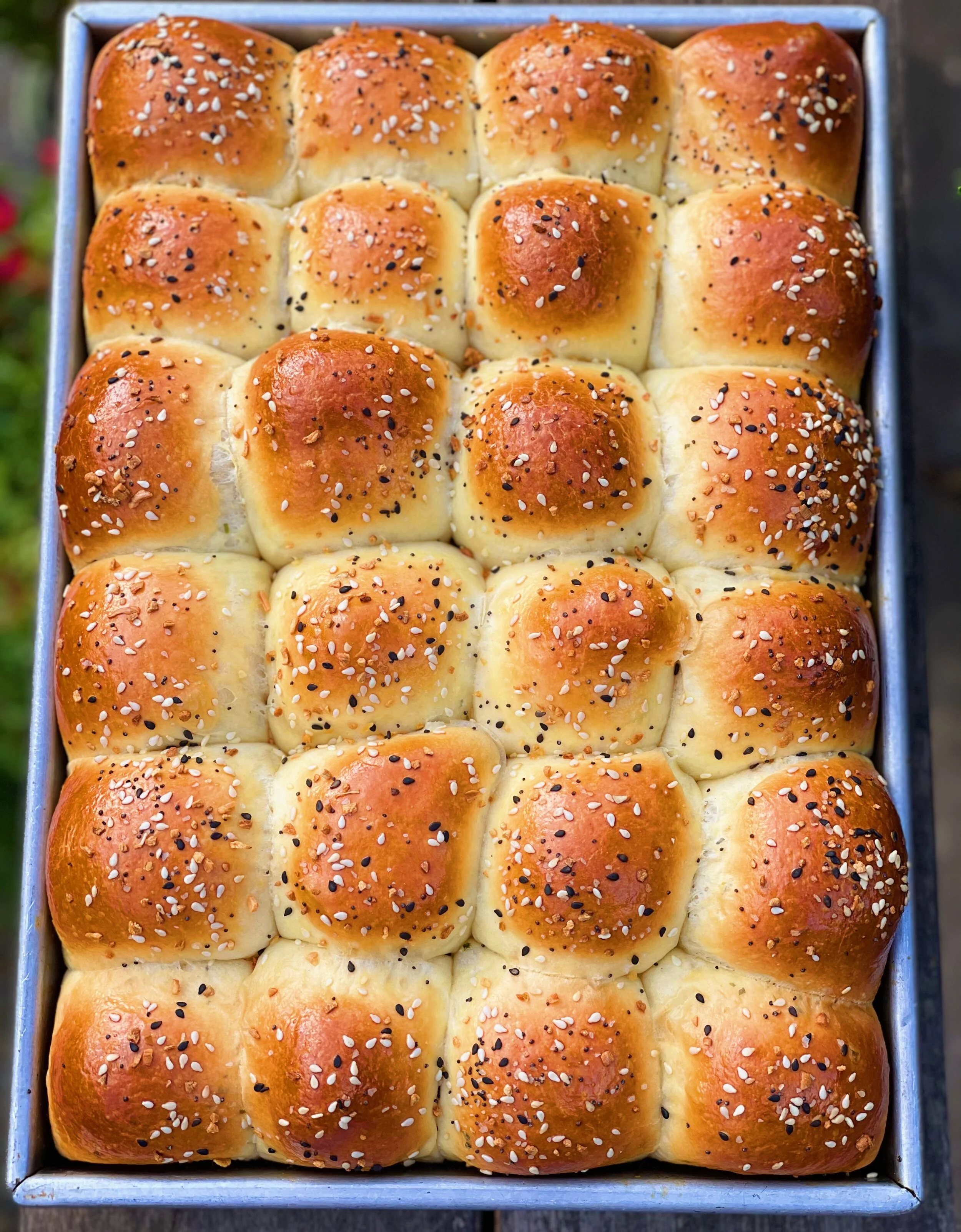 Everything Pull-Apart Sour Cream &amp; Herb Rolls