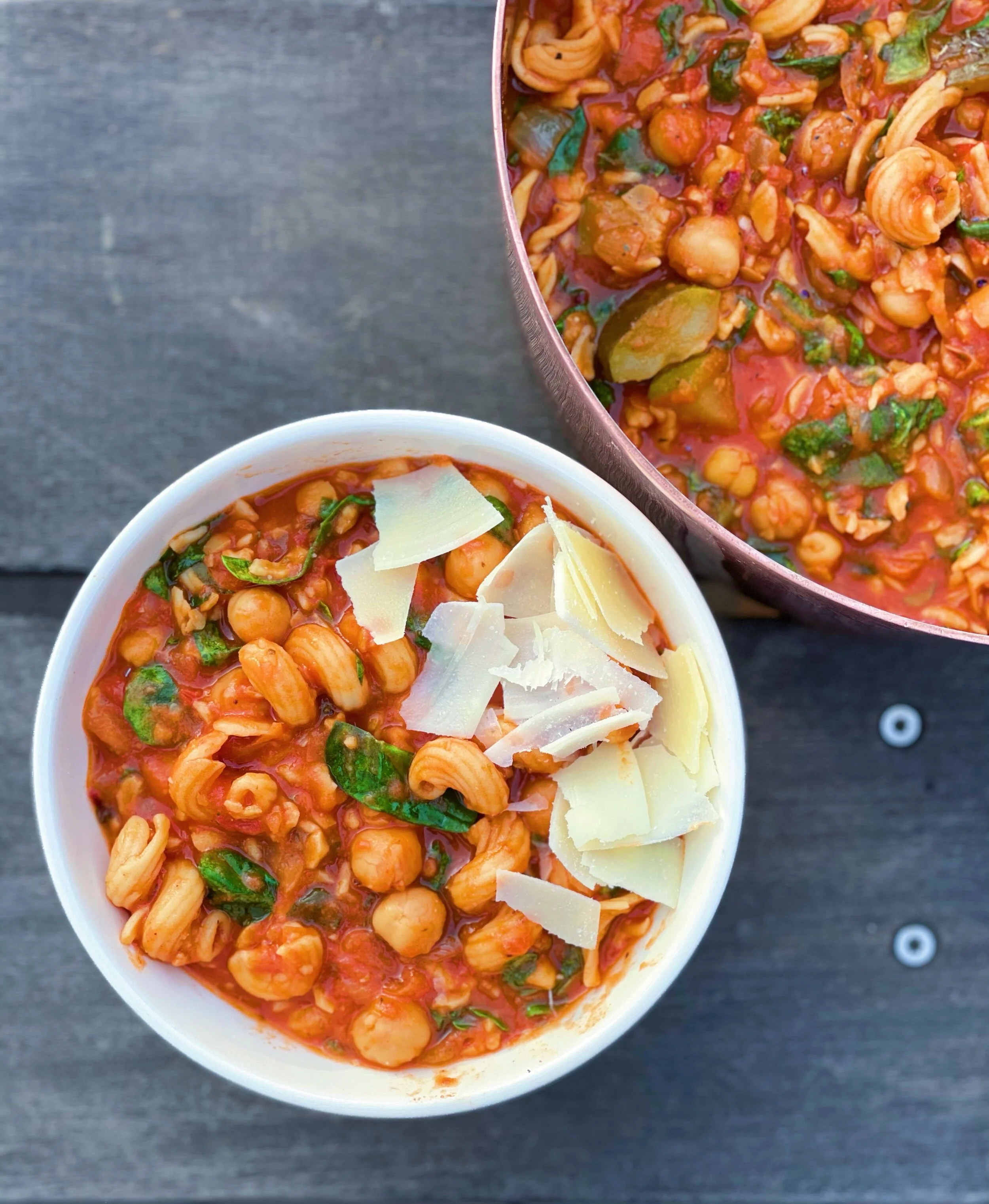 Pasta and Chickpea Stew (Pasta e Ceci)