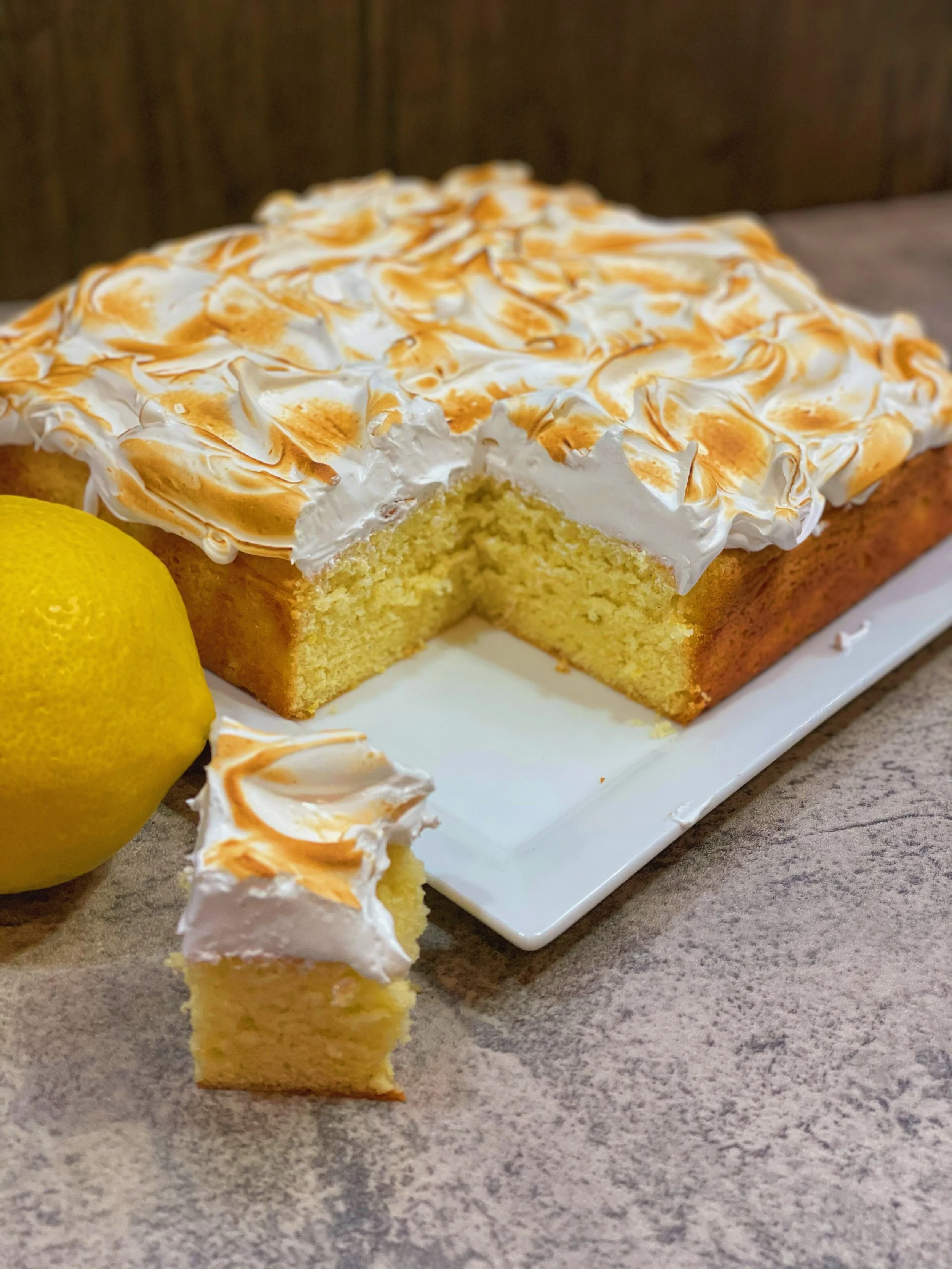Lemon Meringue Cake