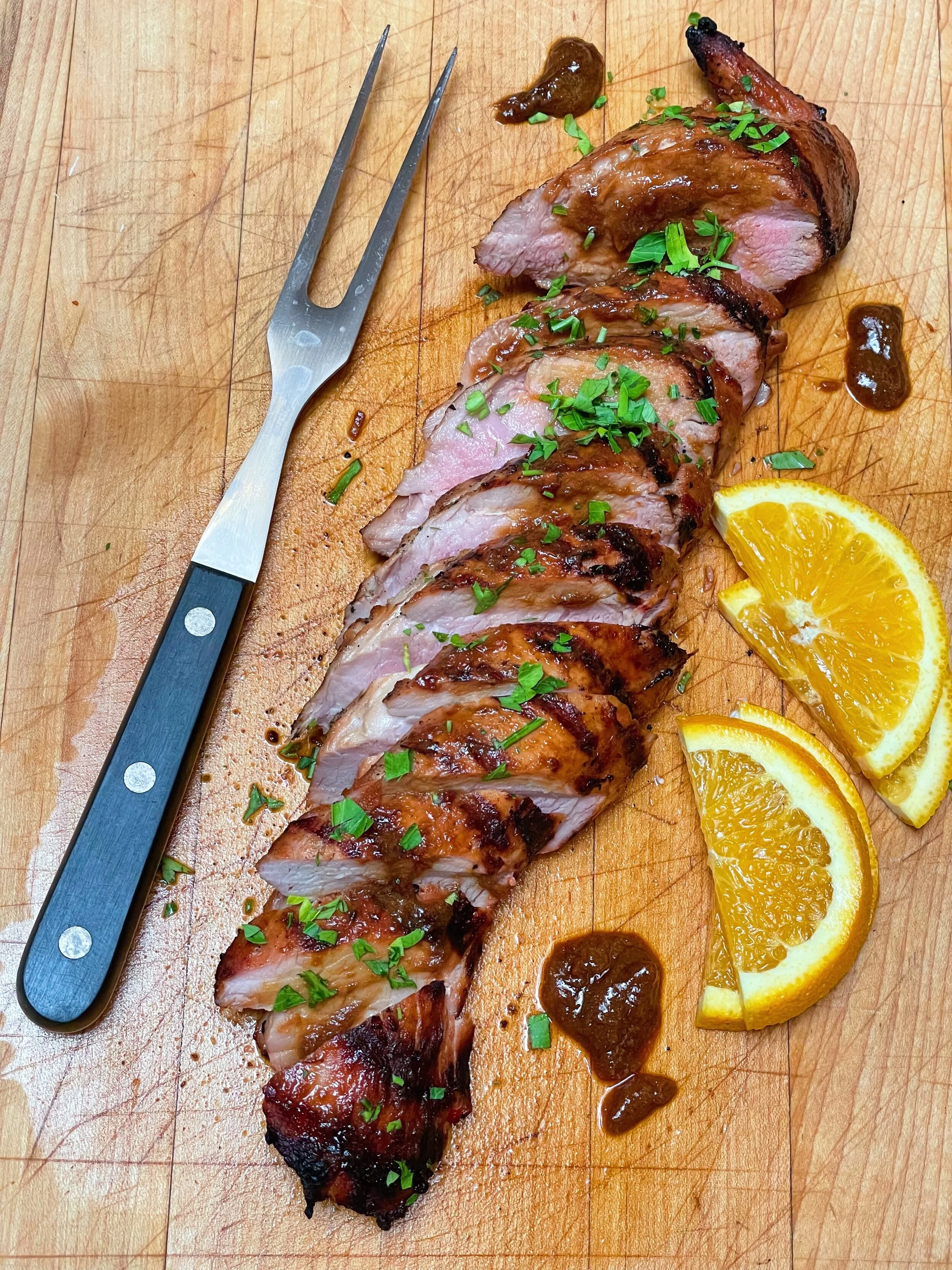 Citrus Soy Marinated Pork Tenderloin