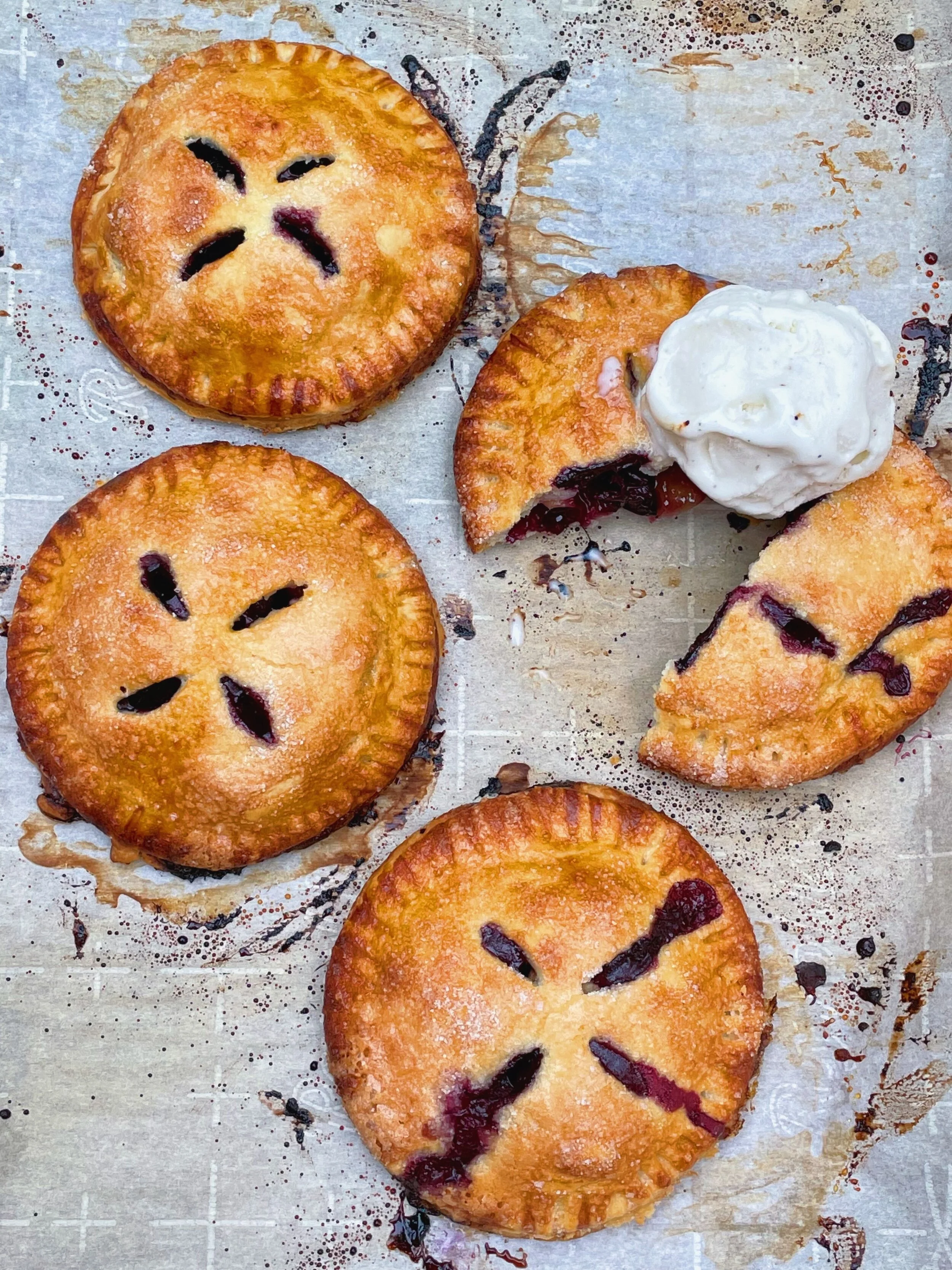 Apple Blueberry Hand Pies