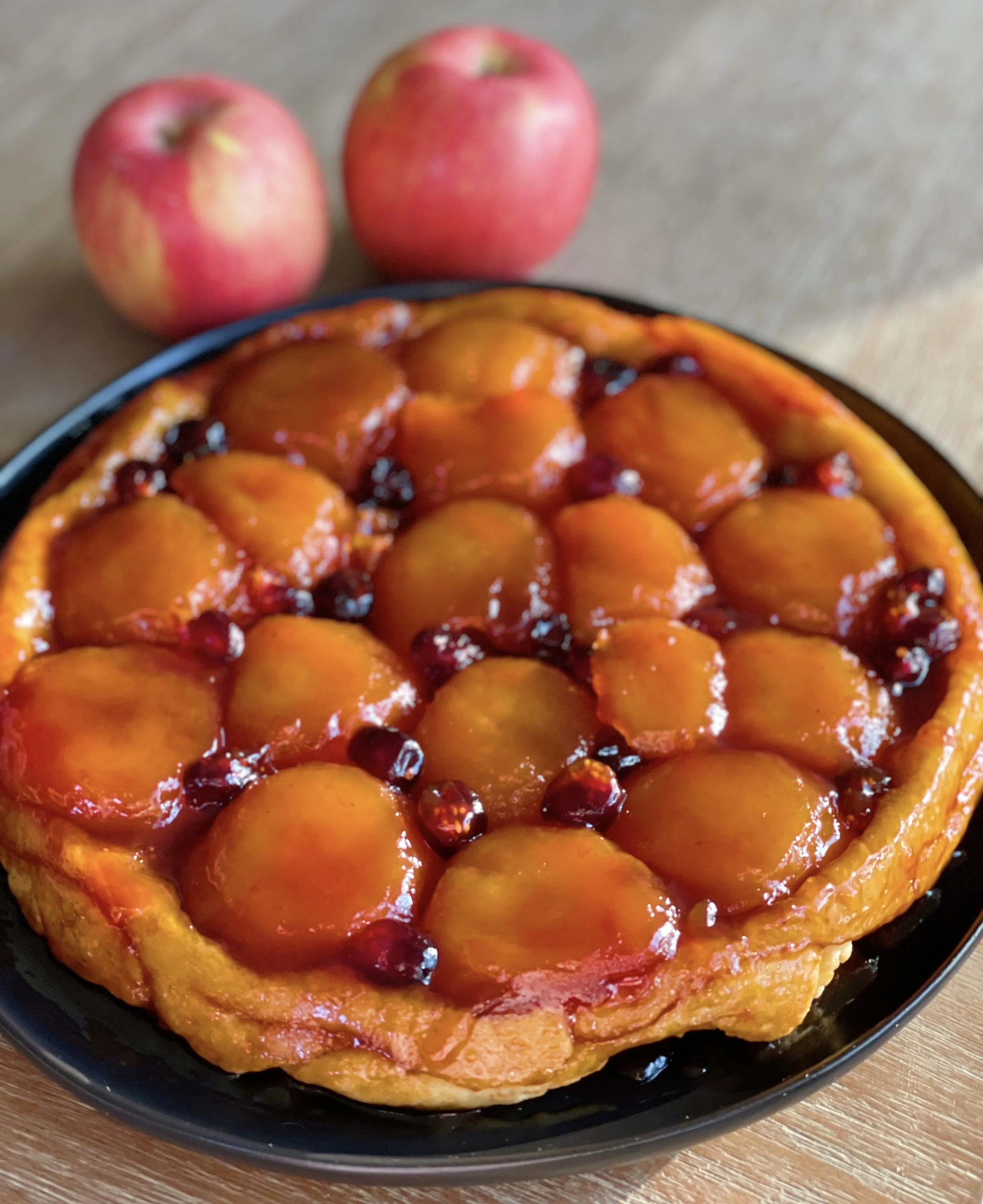 Cranberry Apple Tarte Tatin