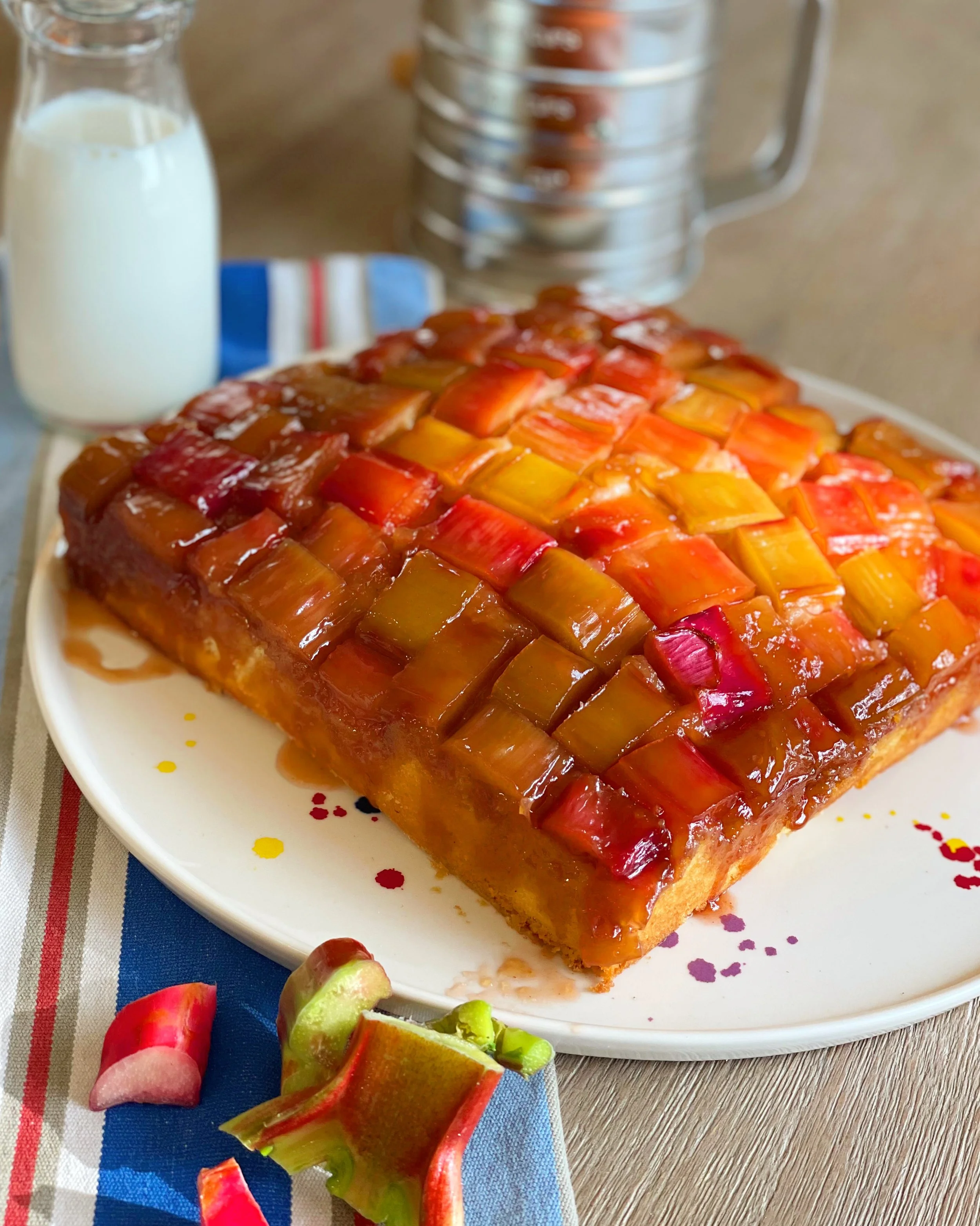 Rhubarb Upside Down Cake