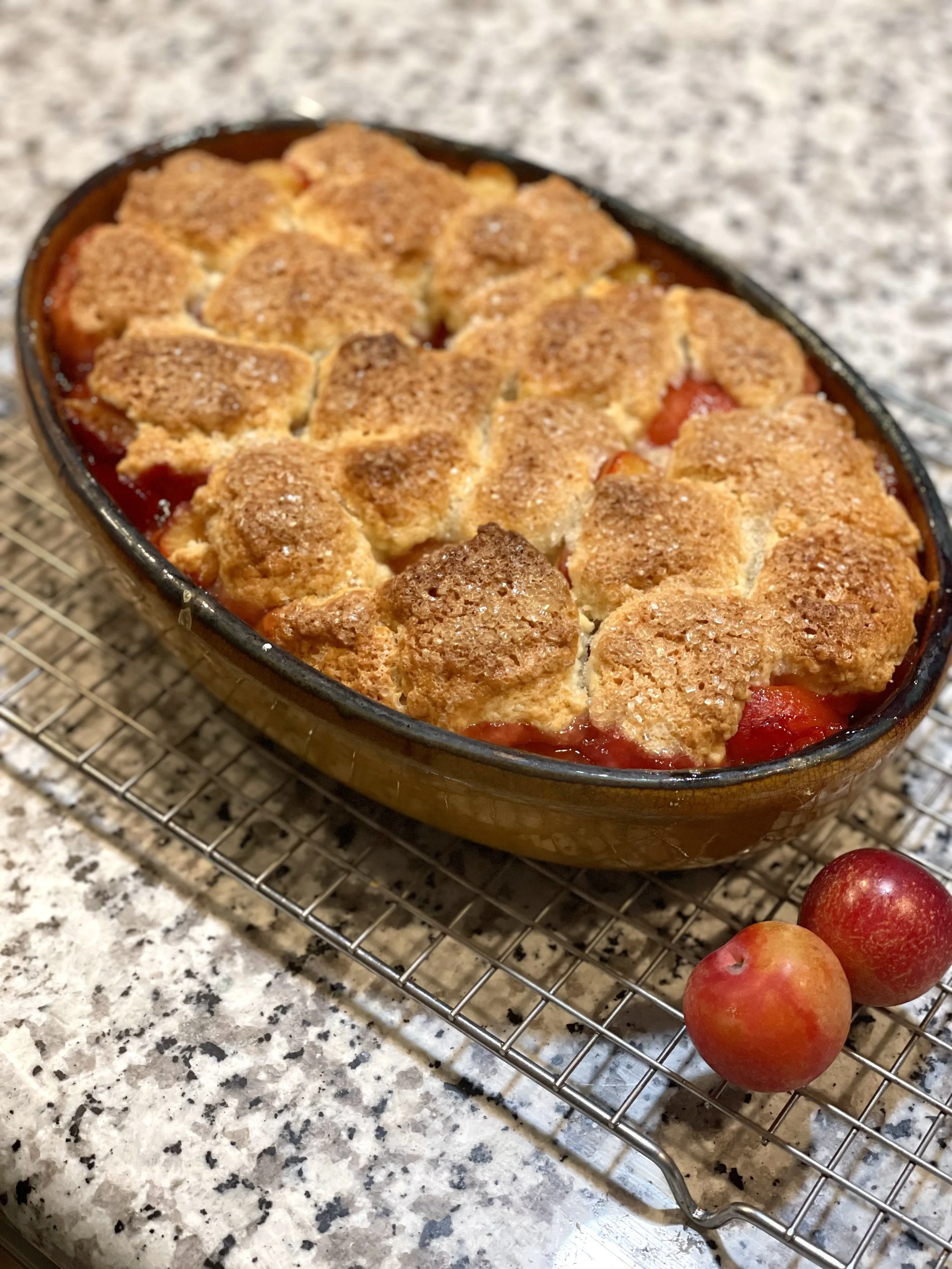 Plum Cobbler