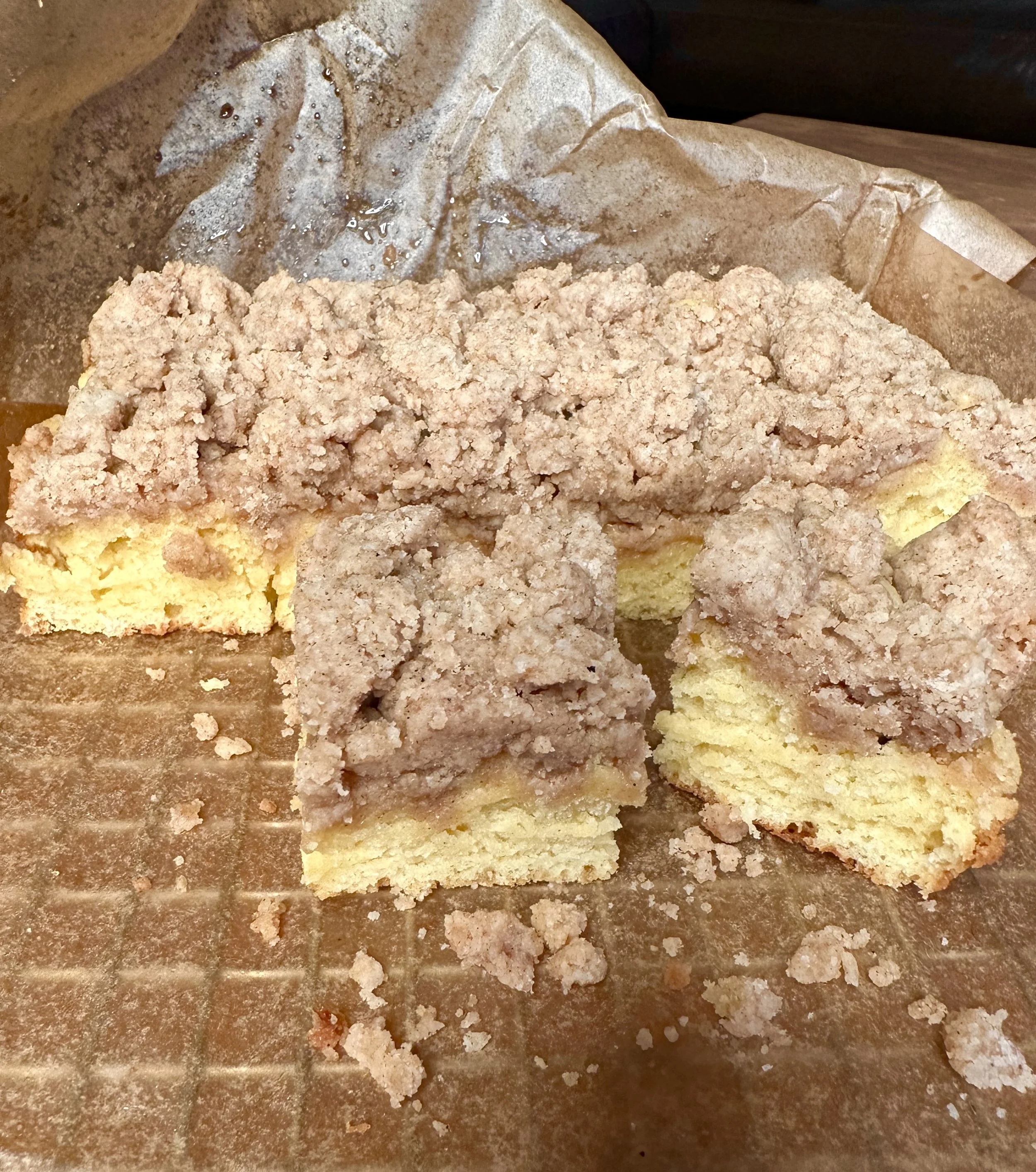 New York Style Double Crumb Cake