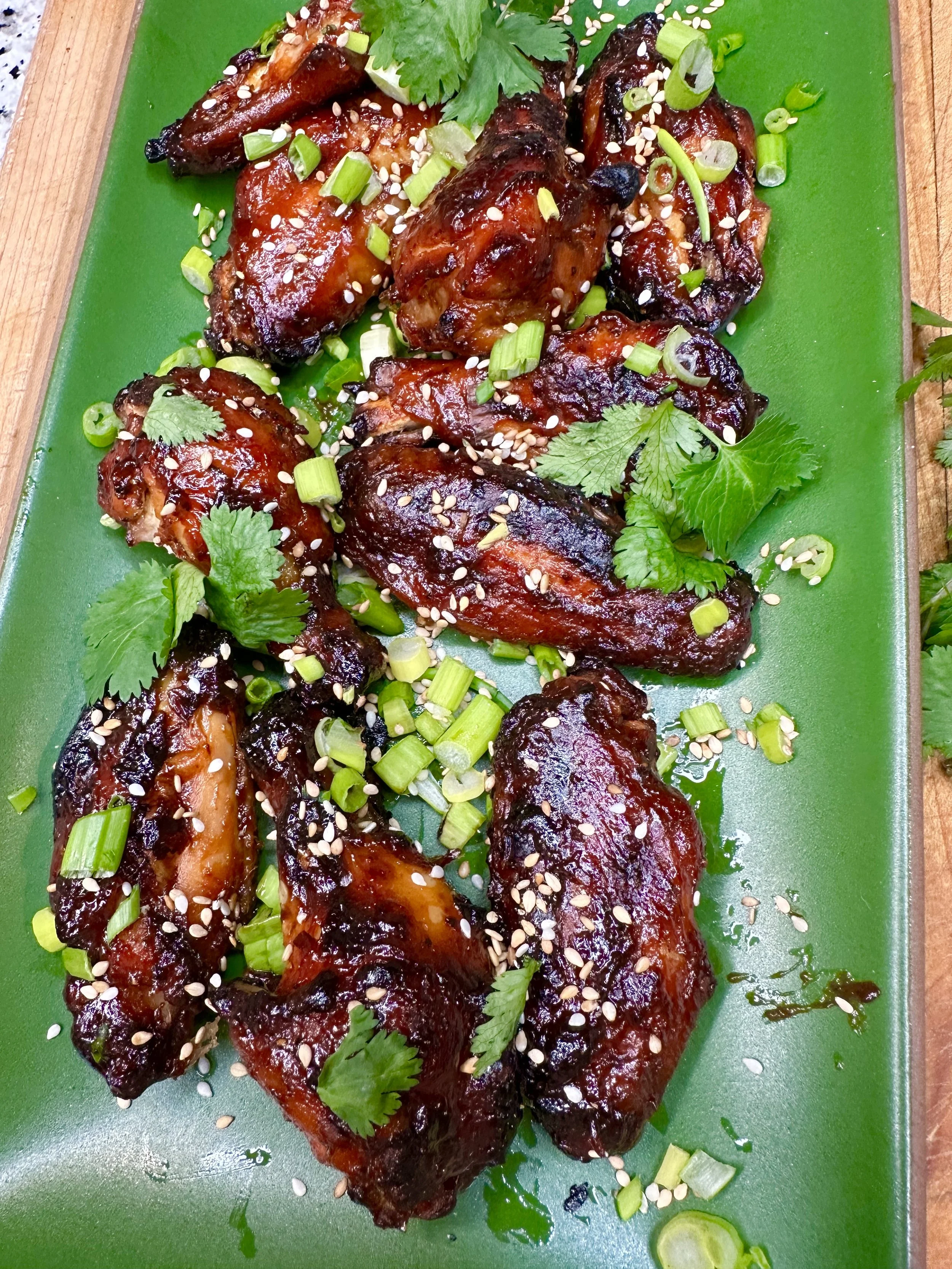 Sticky Sweet Baked Chicken Wings