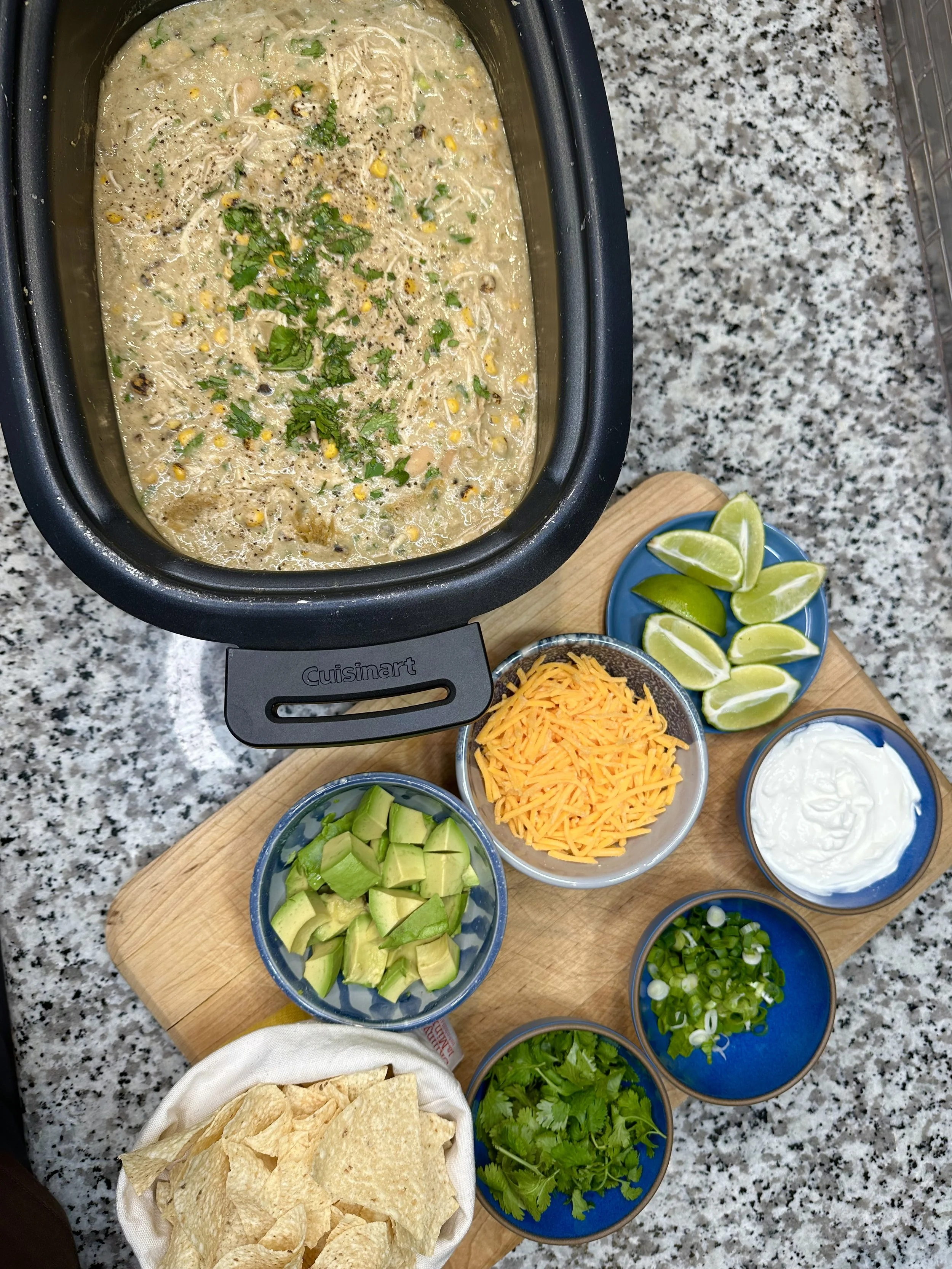 Slow Cooker White Chicken Chili