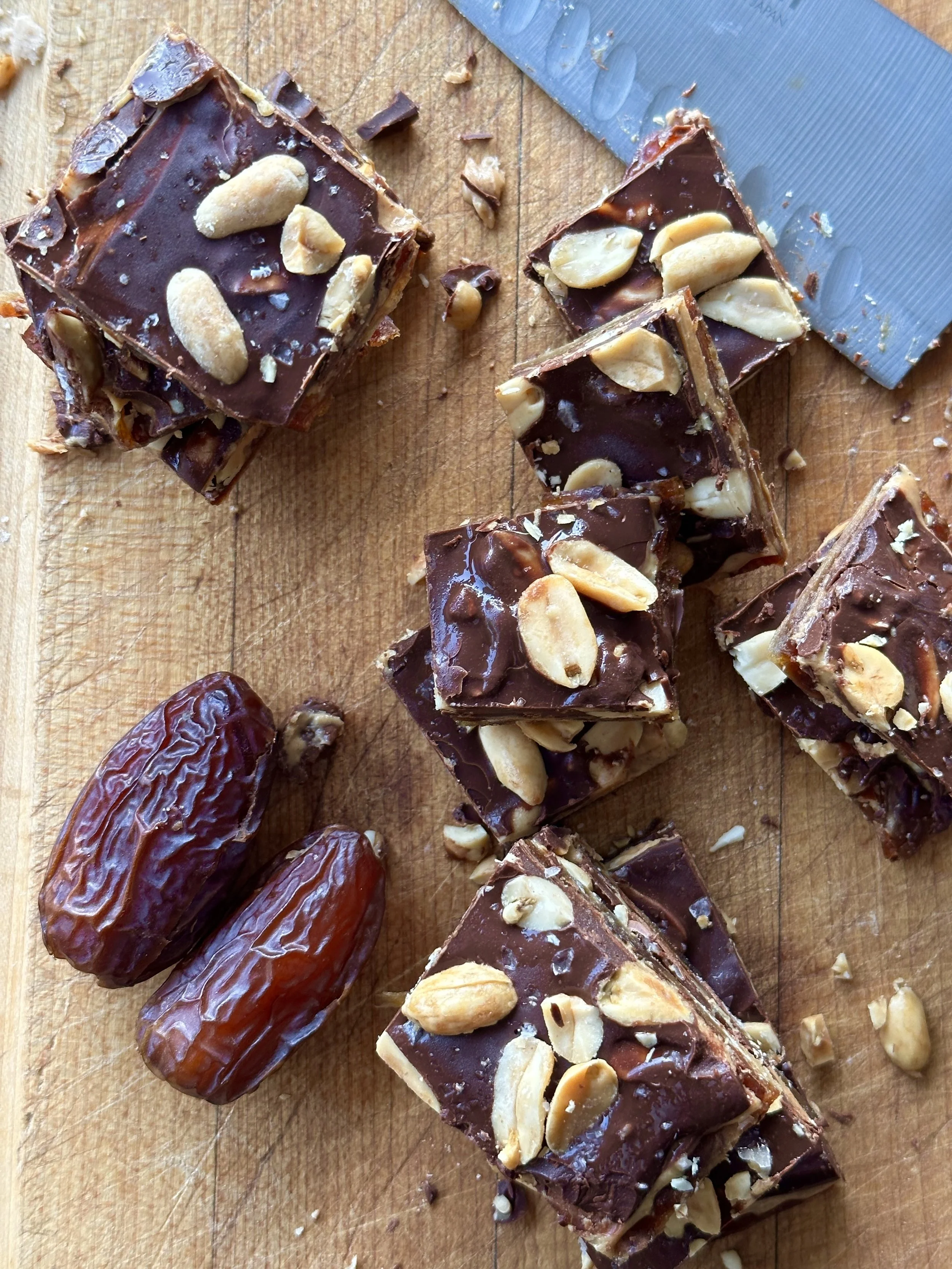 Date Peanut Bark